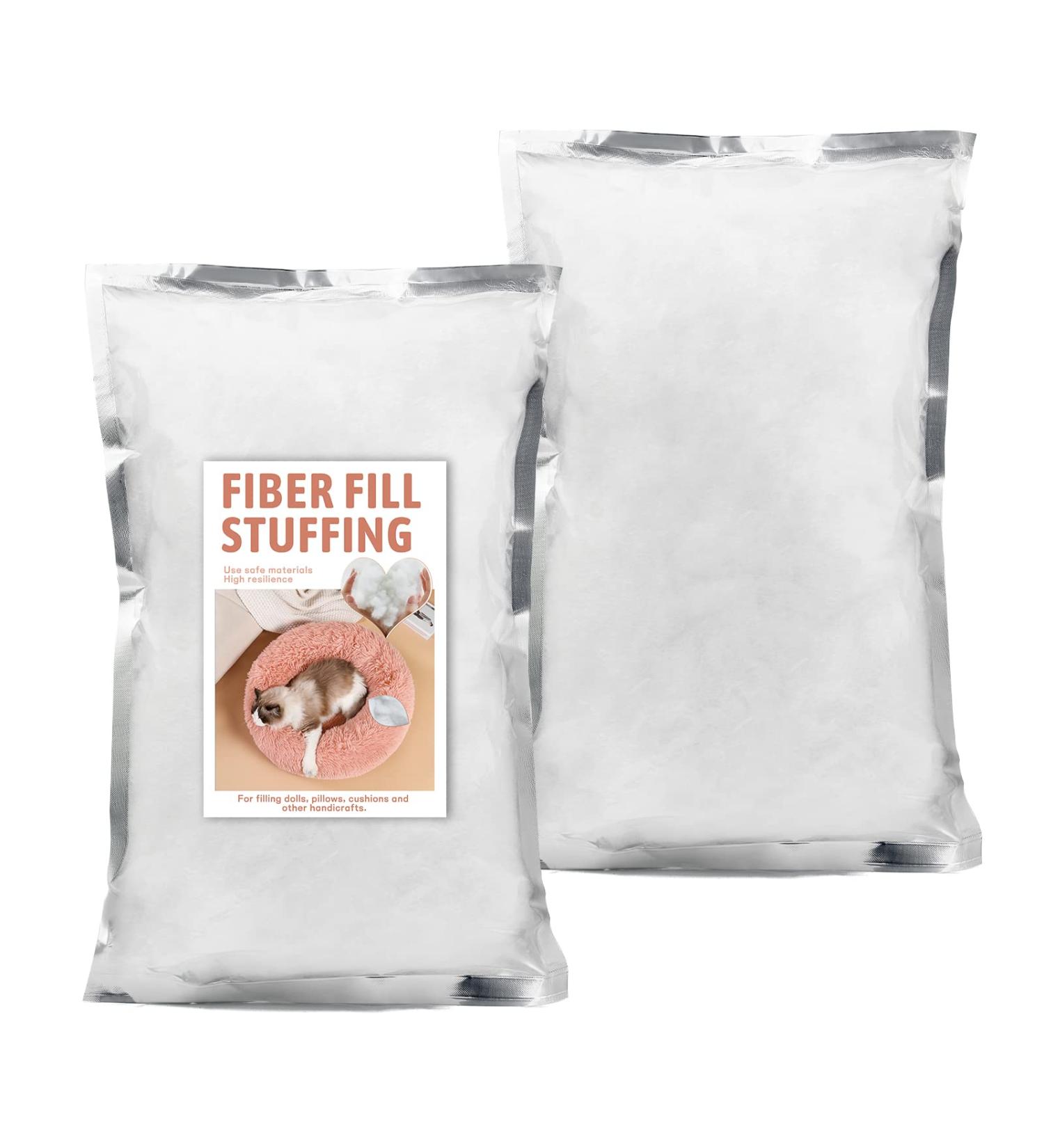 250g High Resilience Polyester Fiber Fill Stuffing for Crafts - Pillow & DIY Dolls Filling - Buy Online on GoSupps.com