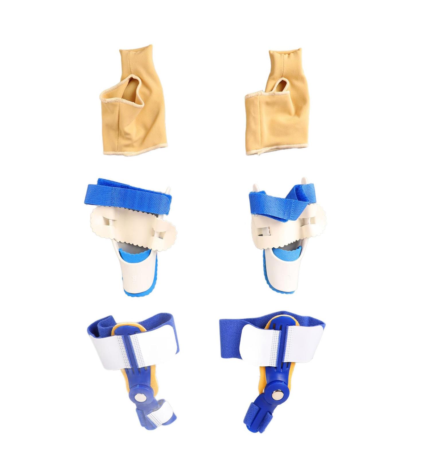 Bunion Corrector Set - Toe Straightener for Women and Men - Comfortable, Adjustable, Portable Toe Separator - Day Night Support for Foot Problems - Buy Online on GoSupps.com