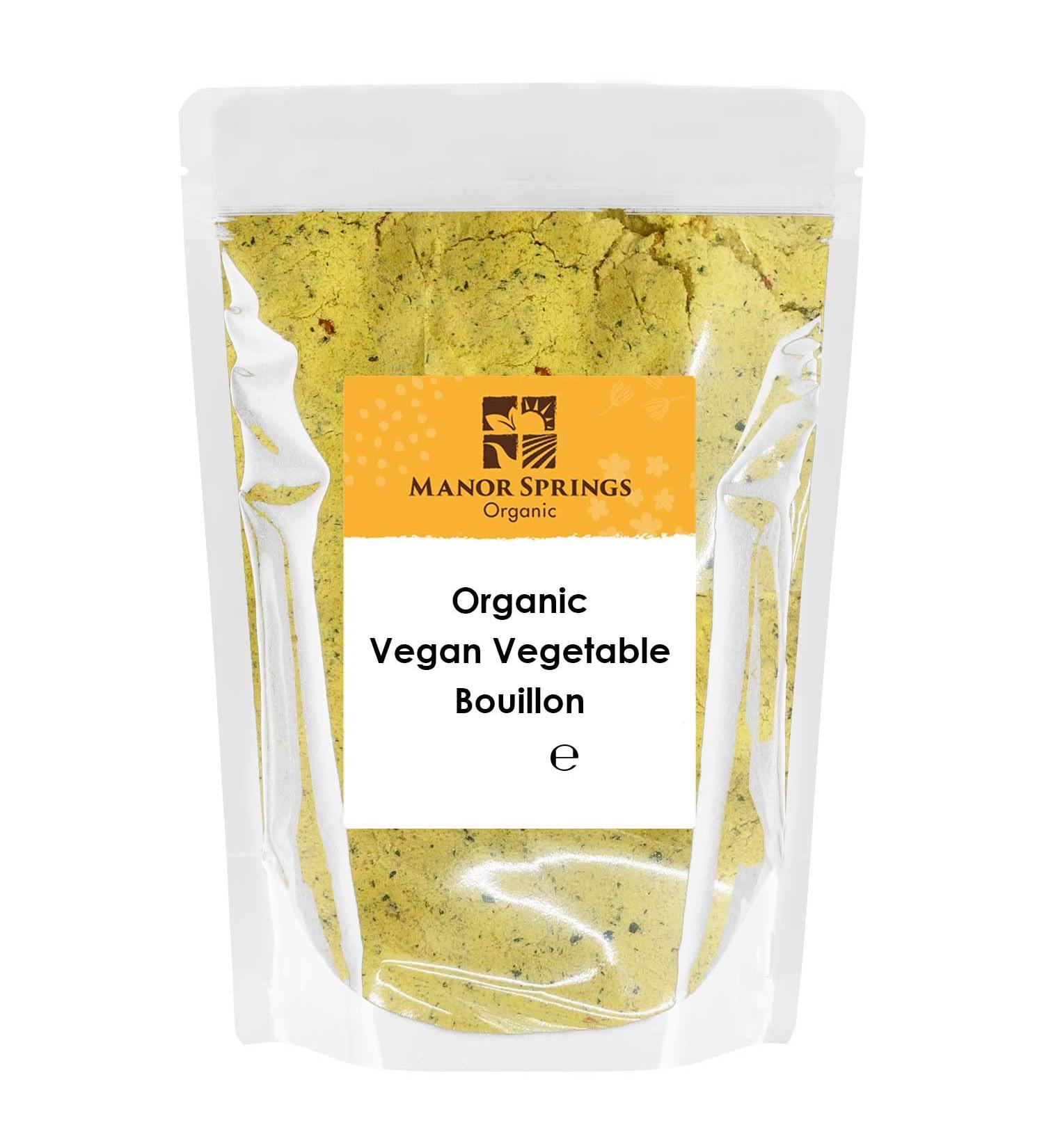 Manor Springs Organic Vegan Vegetable Bouillon 1kg - All-Natural & Plant-Based - Buy Online on GoSupps.com