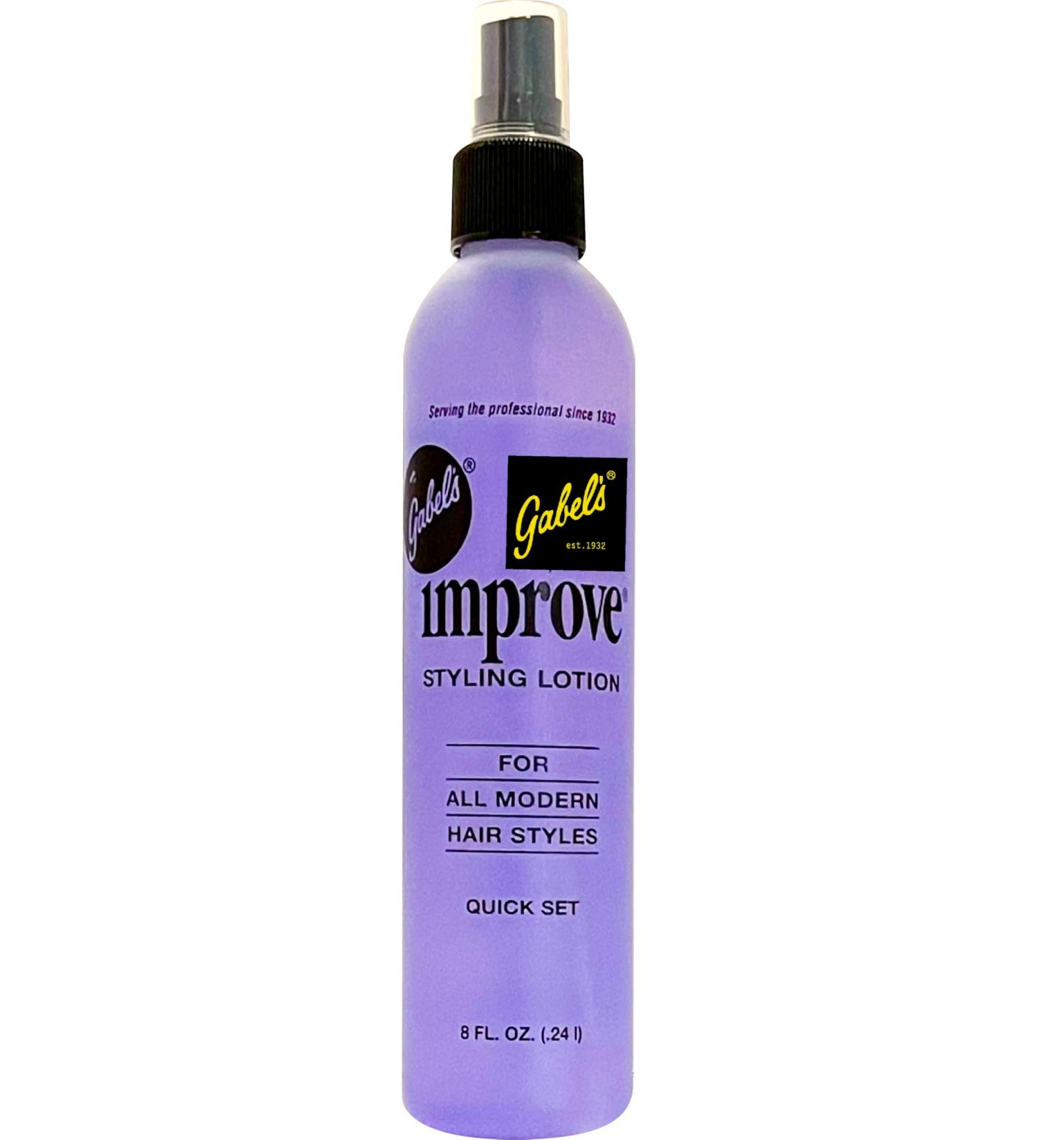 Improve Gabel s Styling Lotion Hair Spray 8oz Purple (Limited Edition) 8ozPurple(1)