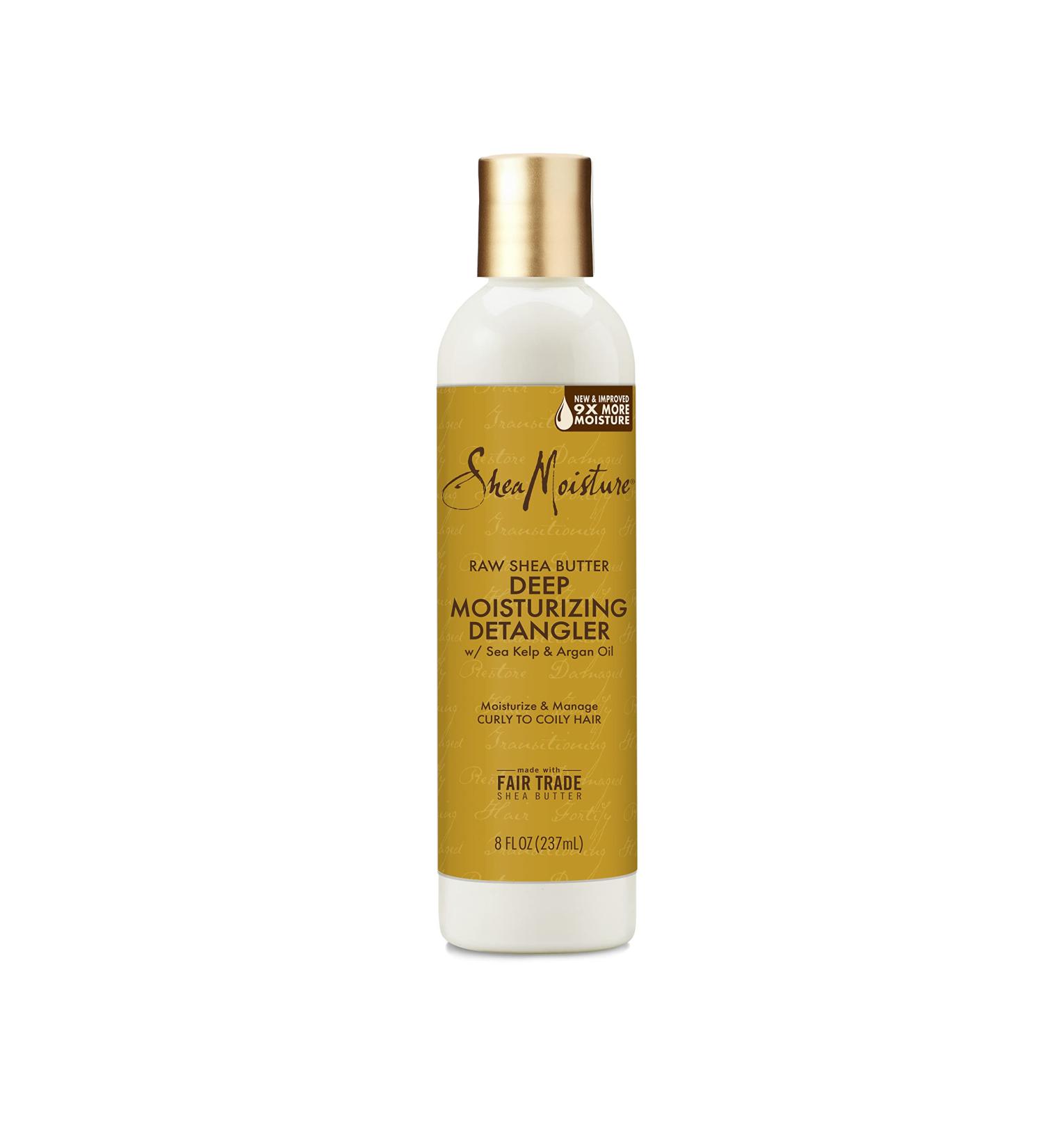 SheaMoisture Raw Shea Butter Detangler - 8 oz | Deep Moisturizing Formula with Sea Kelp & Argan Oil for Dry, Damaged Hair - Buy Online on GoSupps.com