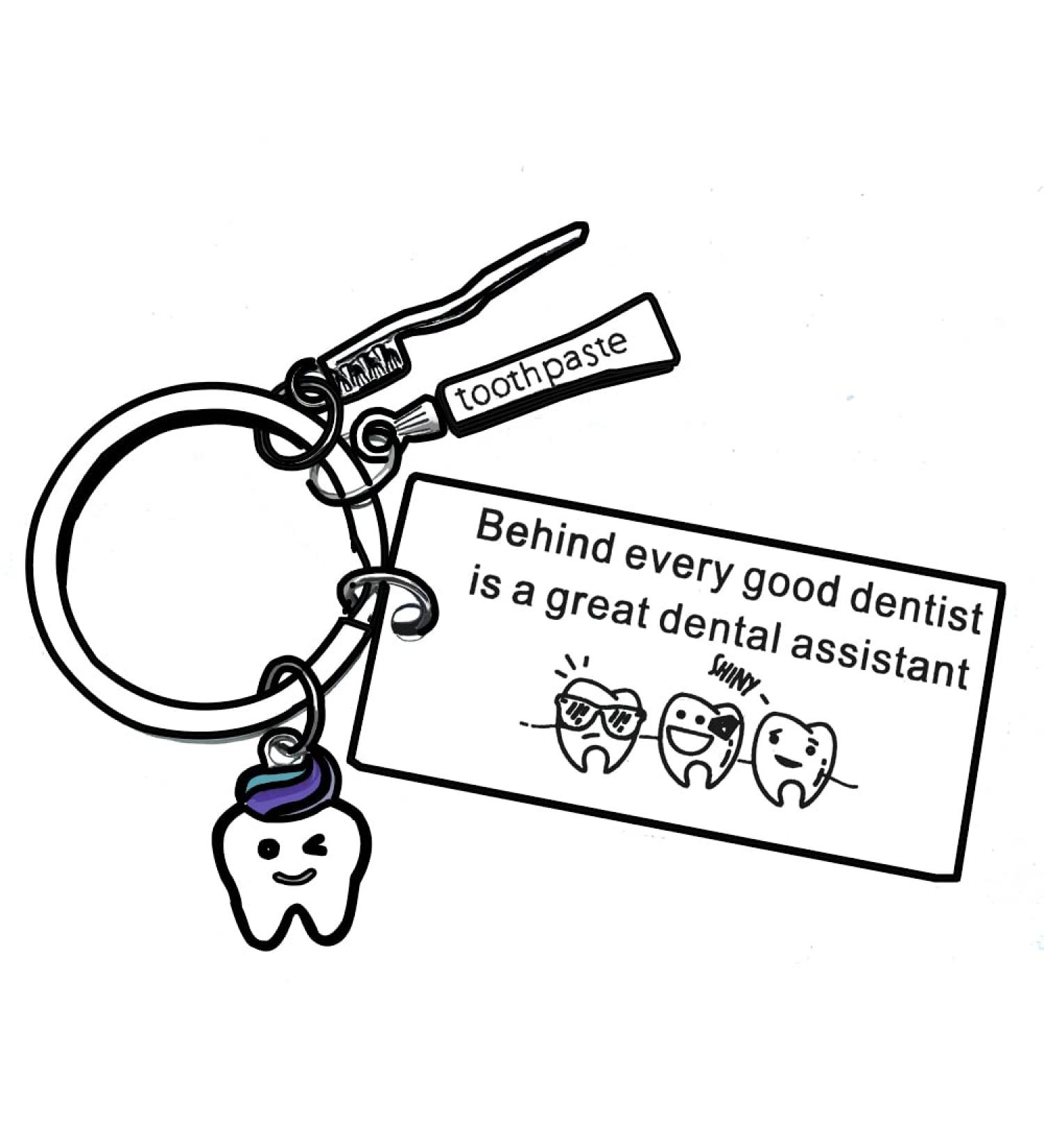 Unique Dental Gifts for Assistants & Hygienists - Key Rings & Appreciation Gifts for Men & Women - Buy Online on GoSupps.com