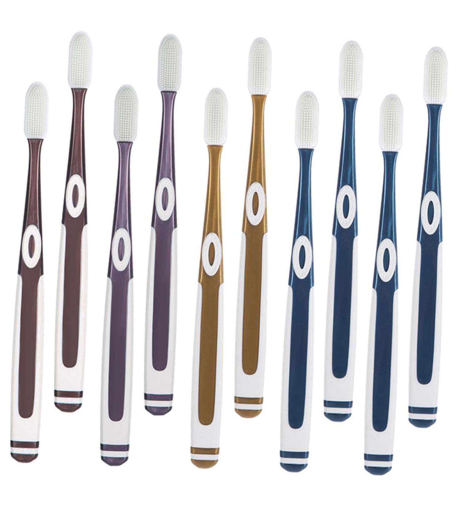 Gatuida 10-Pack Professional Toothbrush Cleaning Tools - Portable Gum & Dental Care Accessories for Families - Buy Online on GoSupps.com