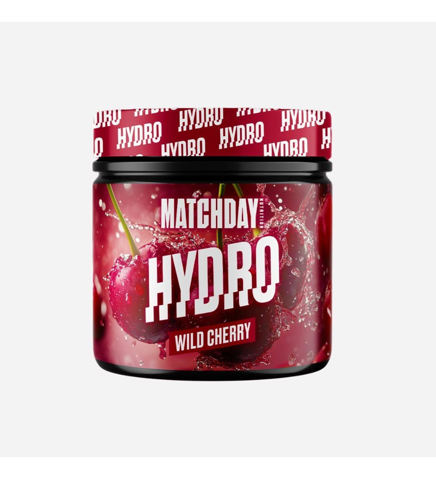 MATCHDAY NUTRITION HYDRO - Electrolyte powder for athletes | Hydration and performance booster - 400g box (20 servings) - For