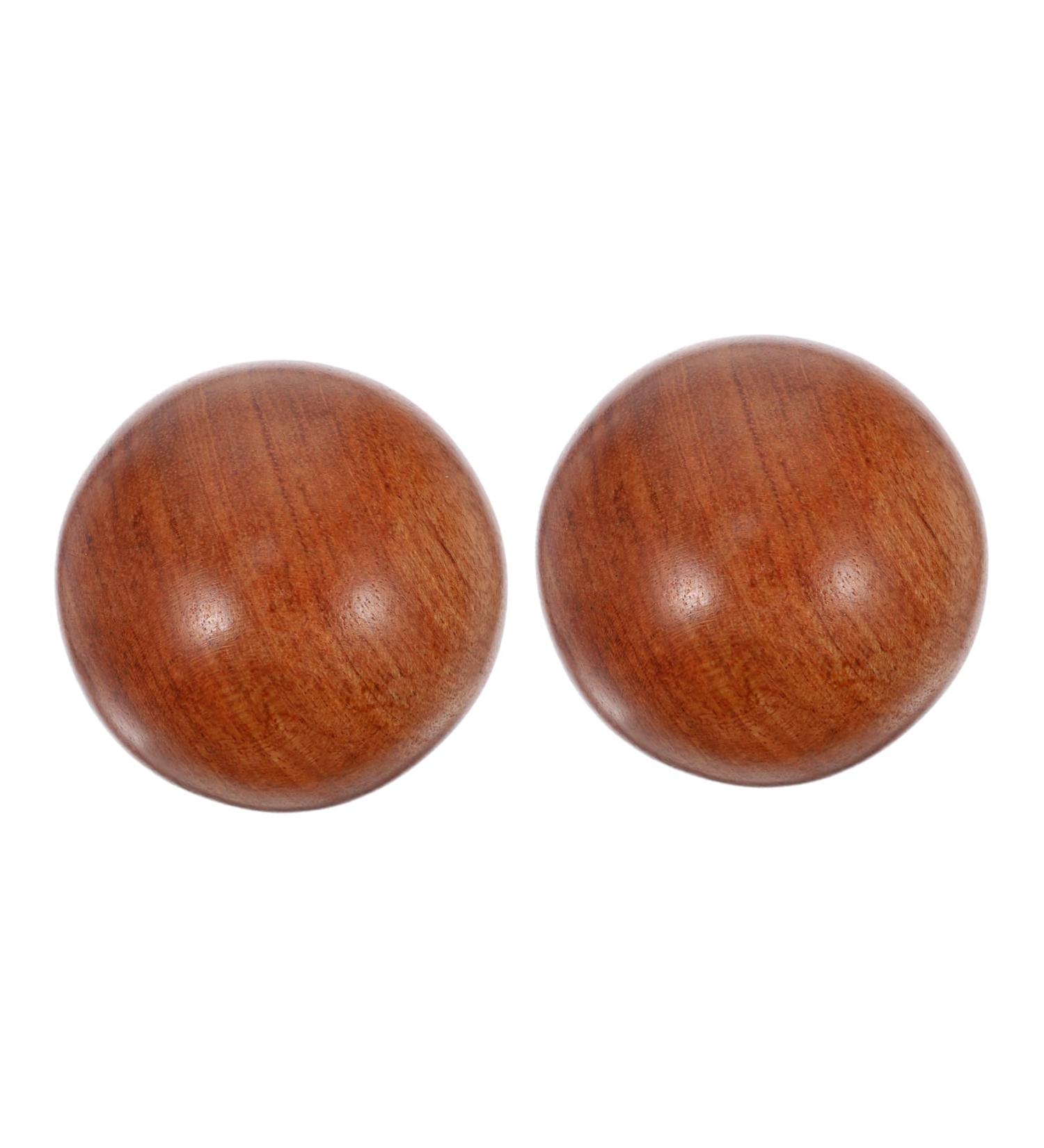 Toddmomy 2-Piece Health Ball Set | Handball Exercise Stress Balls for Myofascial Relaxation | Vintage Wooden Hand Massager | Fitness & Stress Relief - Buy Online on GoSupps.com