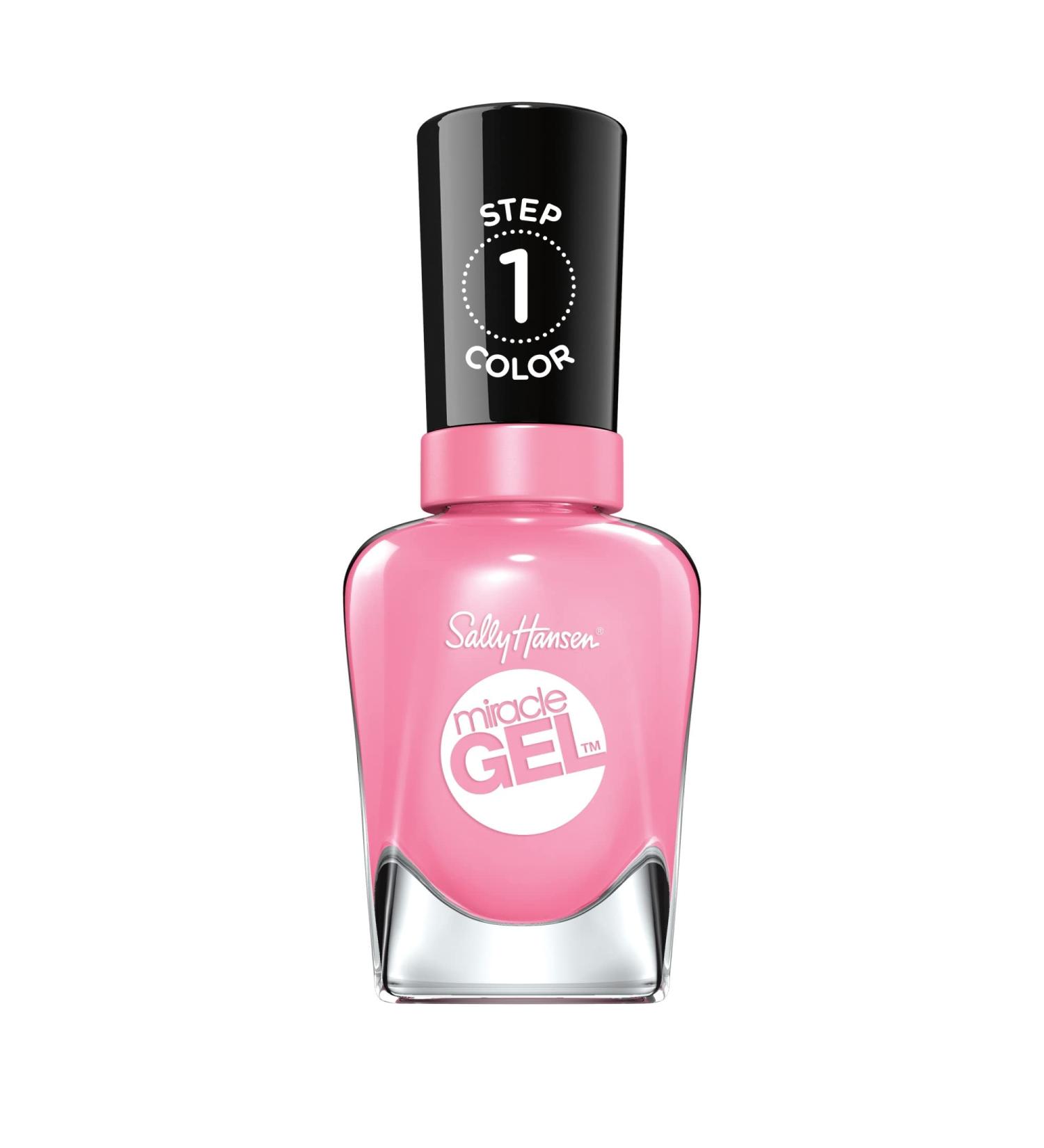 Sally Hansen Miracle Gel Nail Polish - Pink Cadillaquer 269 (0.5 Fl Oz) | Long-Lasting Gel Finish - International Shipping Available - Buy Online on GoSupps.com