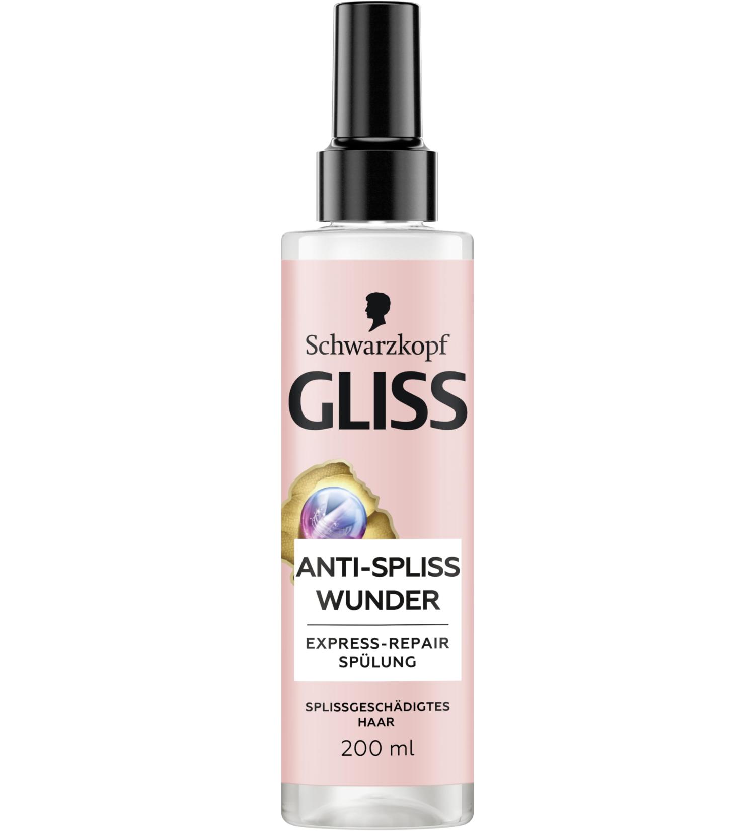 Gliss Anti-Split Ends Conditioner (200 ml) - Repairs damaged hair fibers - For long-lasting sealing of split ends - Heat protection up to 230 C - Buy Online on GoSupps.com