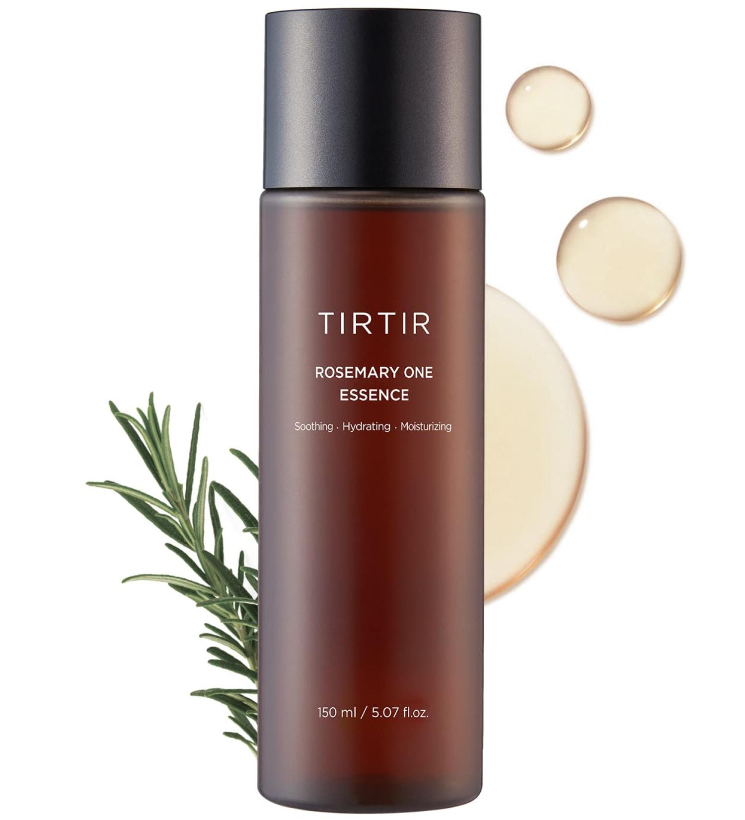TIRTIR Rosemary One Essence - Alcohol-Free Facial Astringent for Sensitive Skin - Redness Relief & Moisturizing Toner - Clean Vegan Formula - 5.07 fl.oz - Buy Online on GoSupps.com