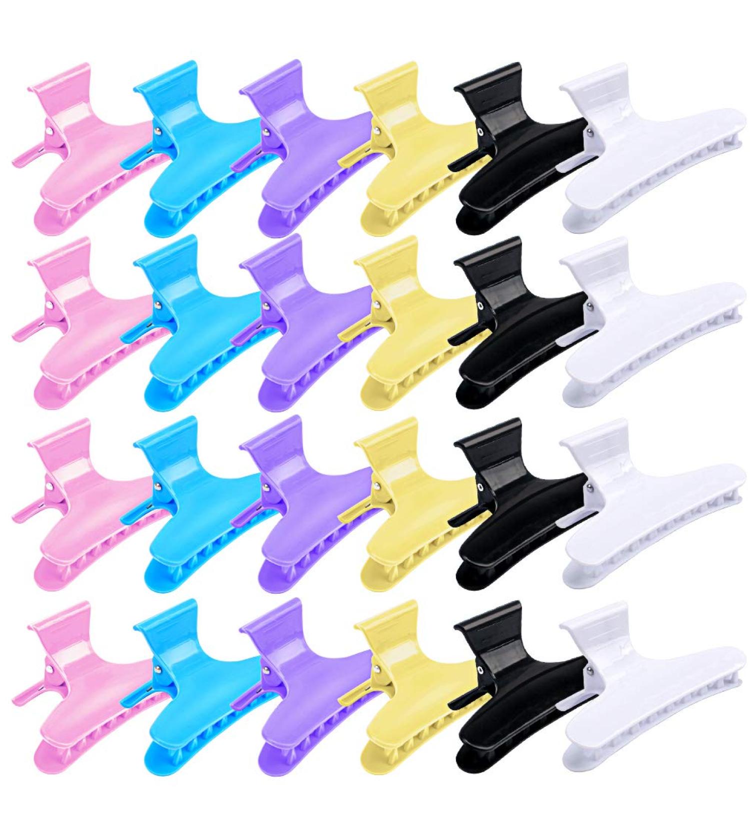 Large Butterfly Hair Clips for Styling Sectioning | Hair Claw Clamps for Women | Ideal for Thick and Fine Hair | Salon Hairdressing Accessory - Buy Online on GoSupps.com