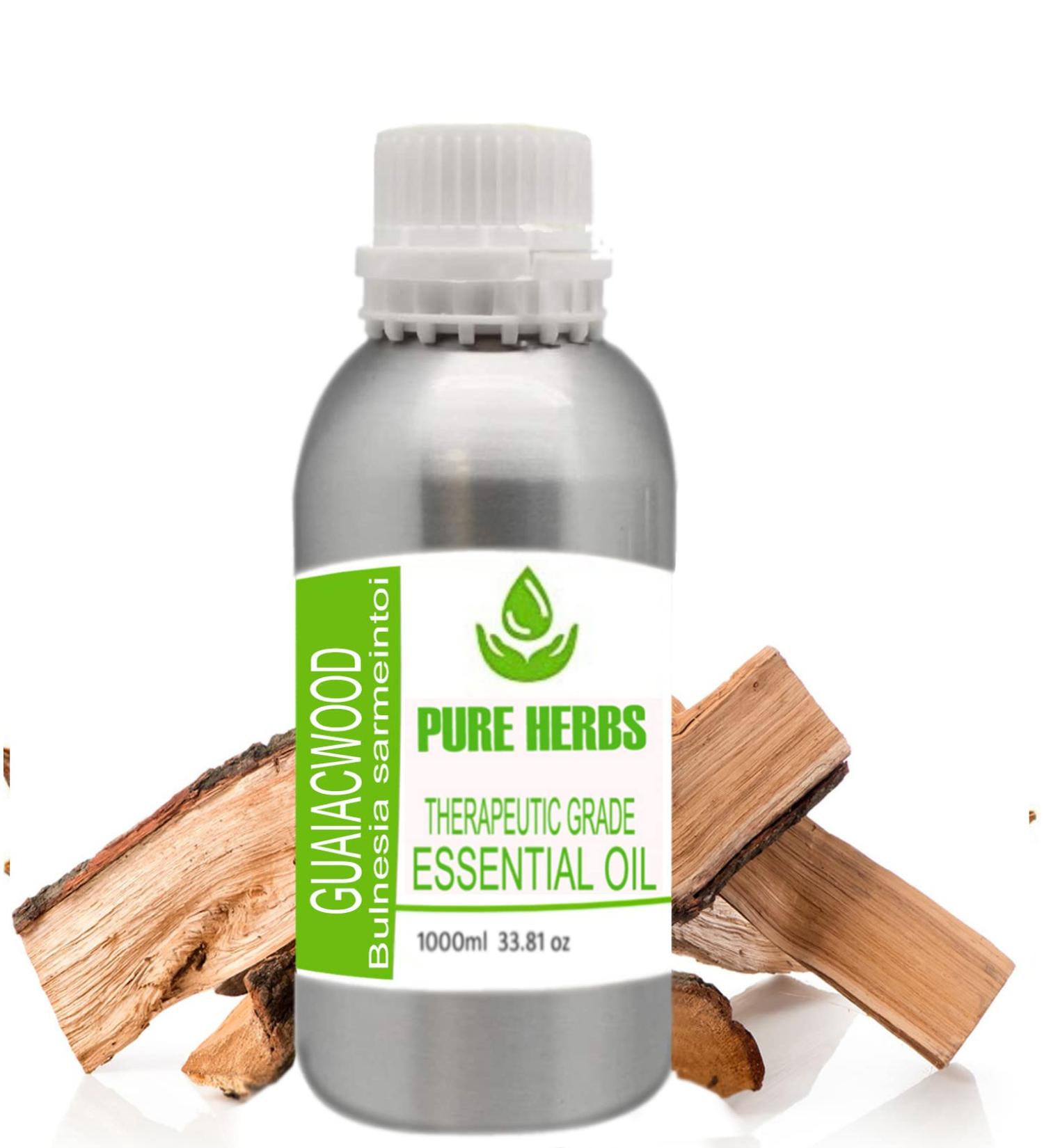 Buy Pure Herbs Guaacwood Essential Oil (1000 ml) - Natural & Therapeutic Grade | International Shipping Available - Buy Online on GoSupps.com