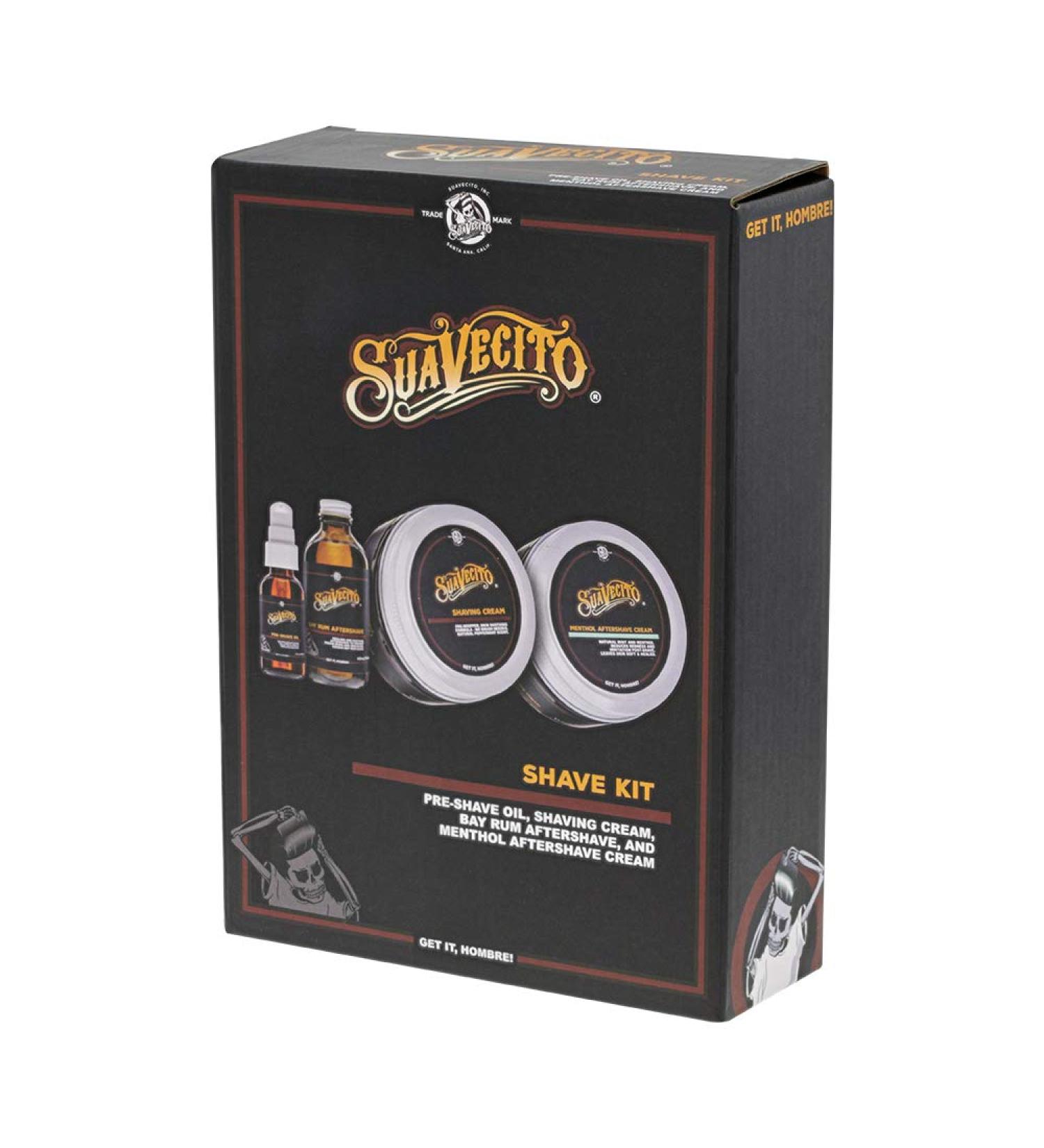 Suavecito Shave Kit - Premium Shaving Essentials for a Superior Experience | Shop Internationally - Buy Online on GoSupps.com