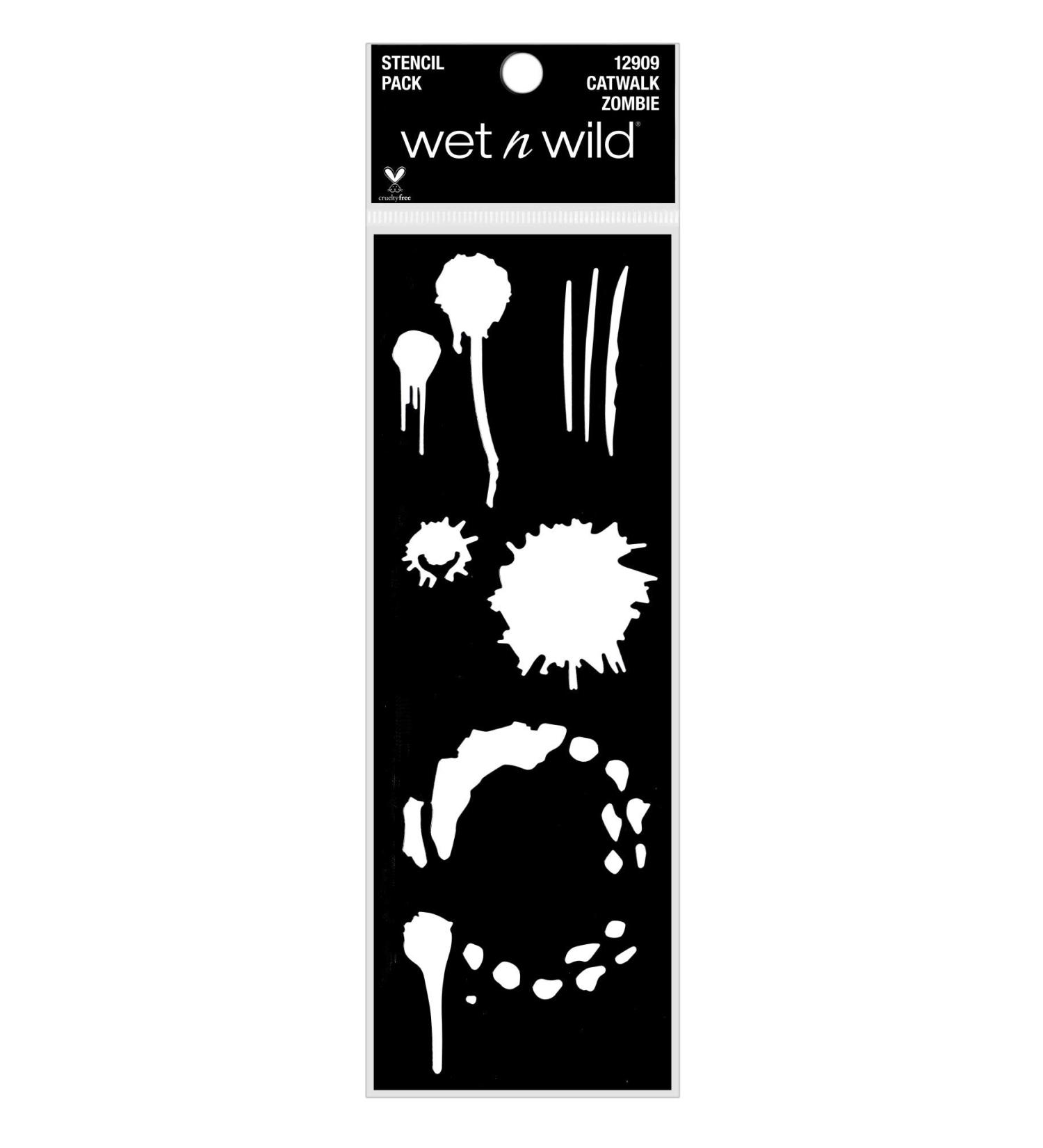 wet n wild Fantasy Makers Face and Body Stencil Catwalk Zombie