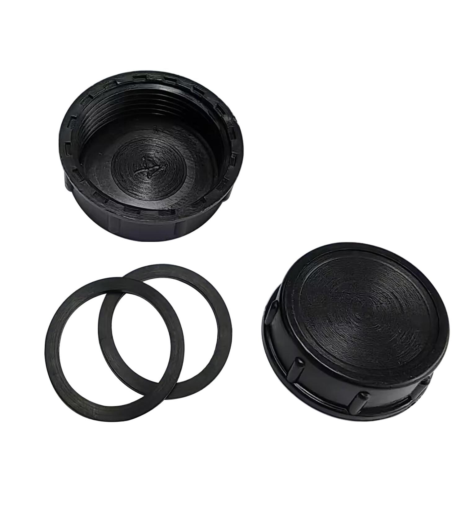 Qrity 2-Pack Kitchen Sink Drain Pipe Locking Cap - 39mm Threaded Seal for Black Leak Prevention | International Shipping Available - Buy Online on GoSupps.com