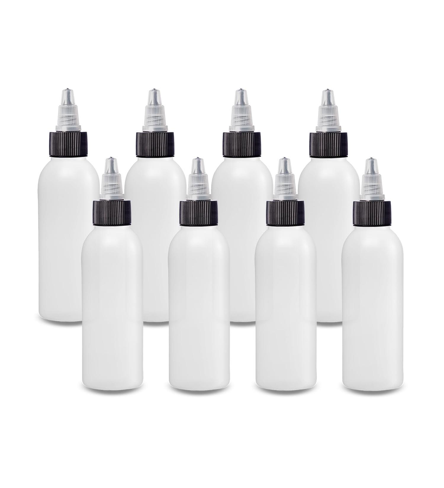 Buy ljdeals 2 oz Plastic Bottles with Twist Top Caps - Refillable Reusable Perfect for Essential Oils Hair Color Travel Size - 8 Pack Made in USA - Buy Online on GoSupps.com