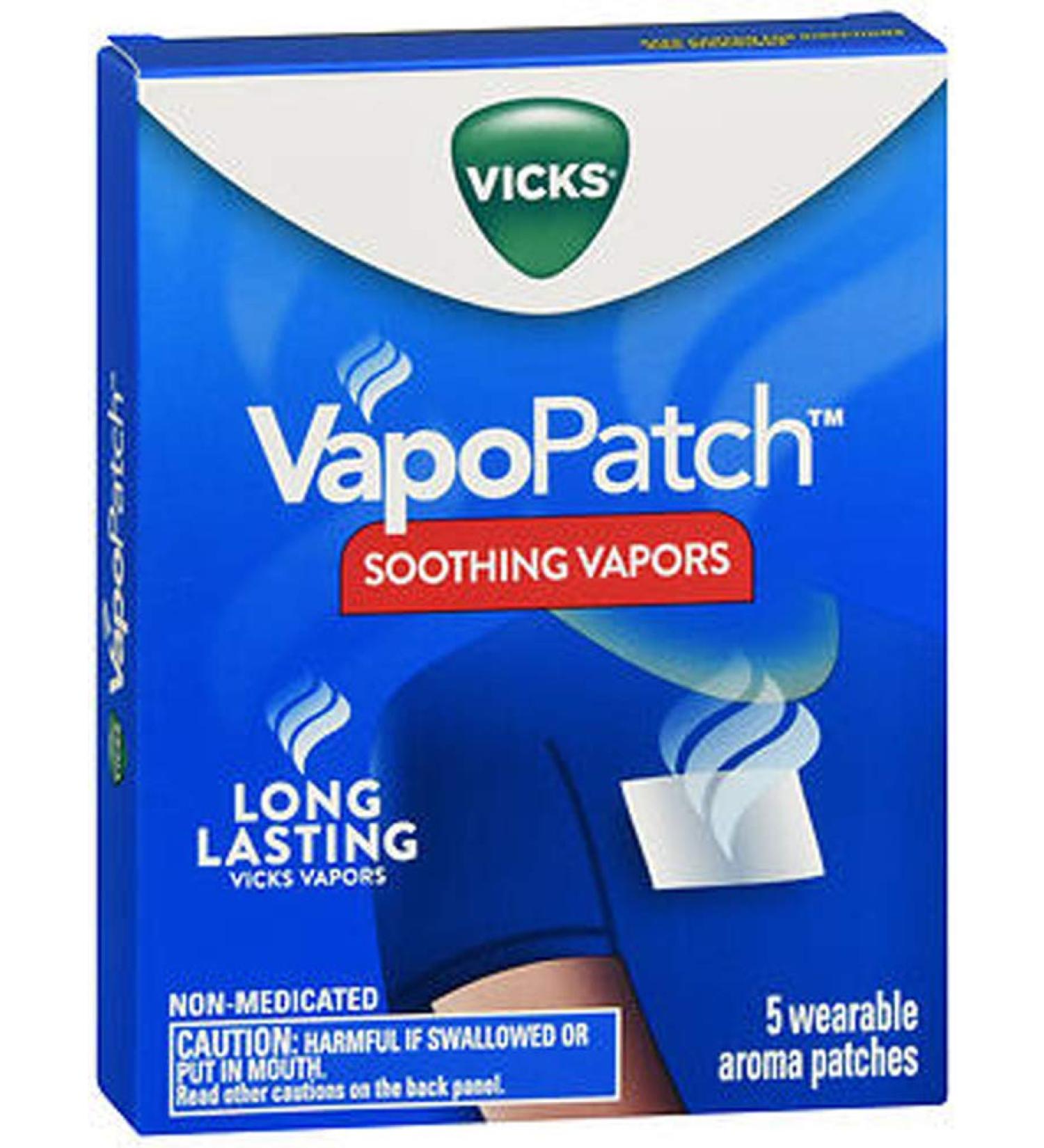 Vicks Vapopatch Adult Wearable Aroma Patch 5 Count