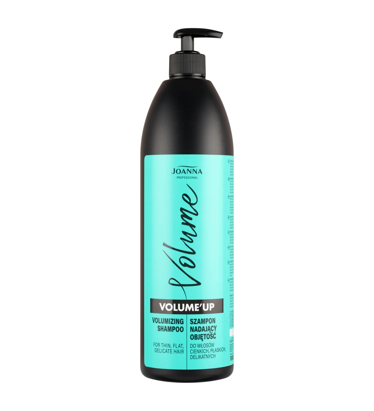 Joanna Professional Volume Up Hair Care Series with marine collagen and innovative volume complex volumizing hair shampoo for thin hair and more hair volume 1000 ml - Buy Online on GoSupps.com