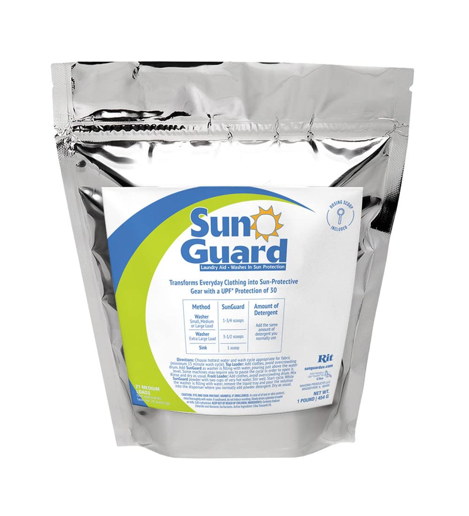SunGuard Sun Protection - add up to 30 UPF protection to your clothing lasts for 20 washes (5lb)