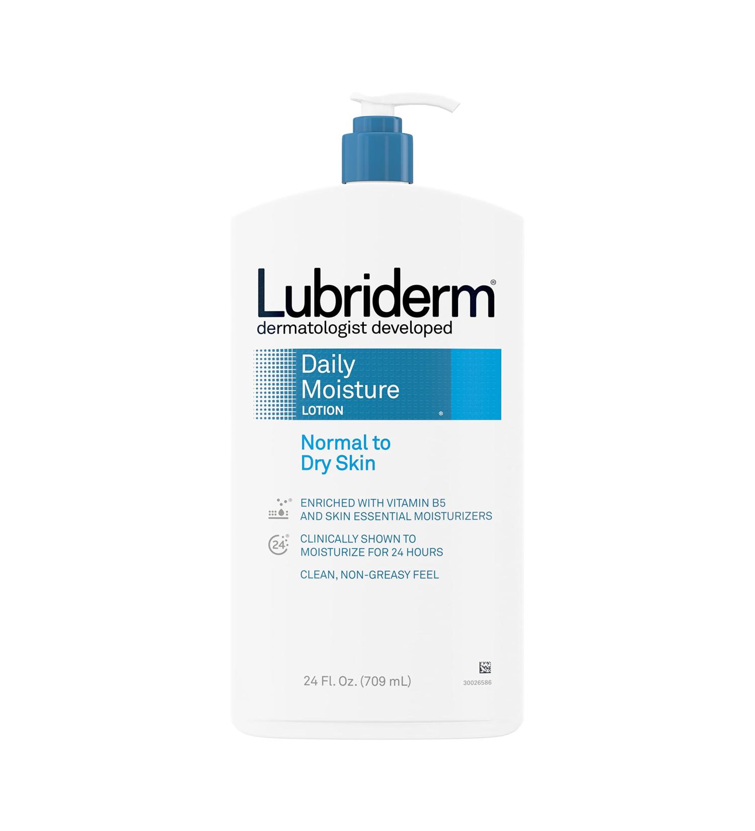 Lubriderm Daily Moisture Hydrating Lotion with Pro-Vitamin B5 - 24 fl. oz - Buy Online on GoSupps.com
