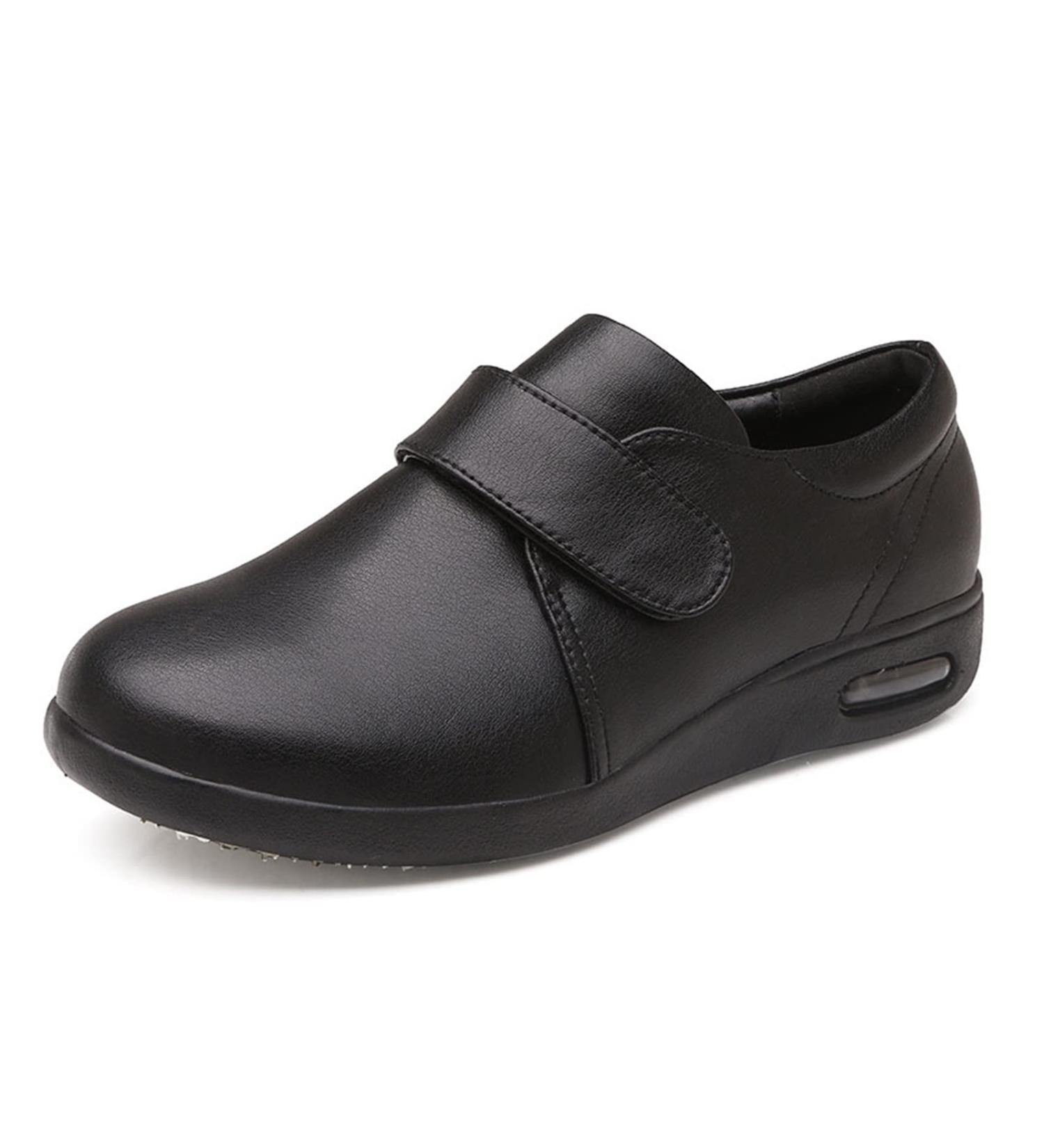 Men's Diabetic Orthopedic Slippers - Elderly Arthritis Edema Shoes - Black, Size 12 - Buy Online on GoSupps.com