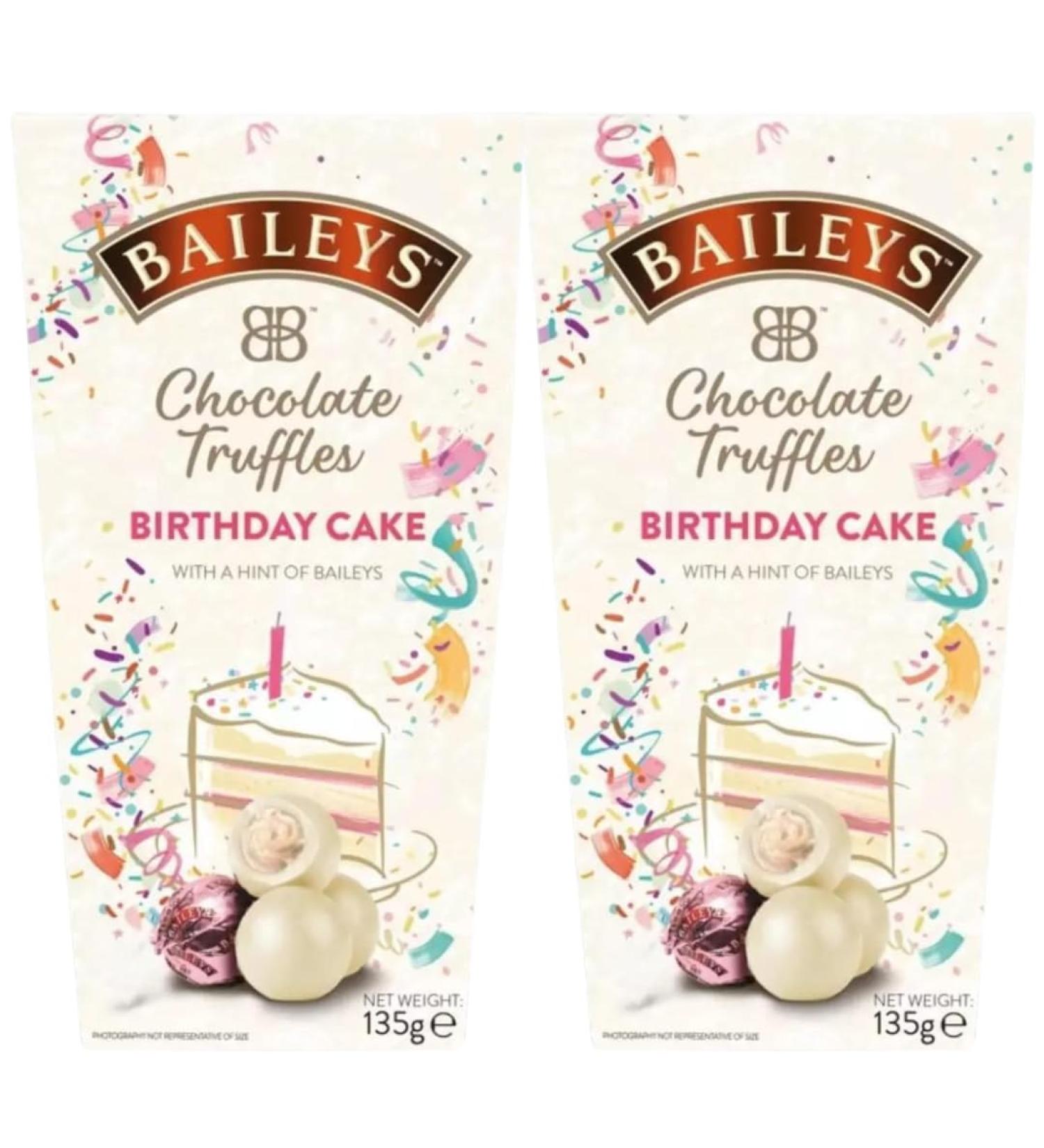 Cake Truffles Bundle With Baileys Birthday Cake Truffles Box 135g (2 Pack)