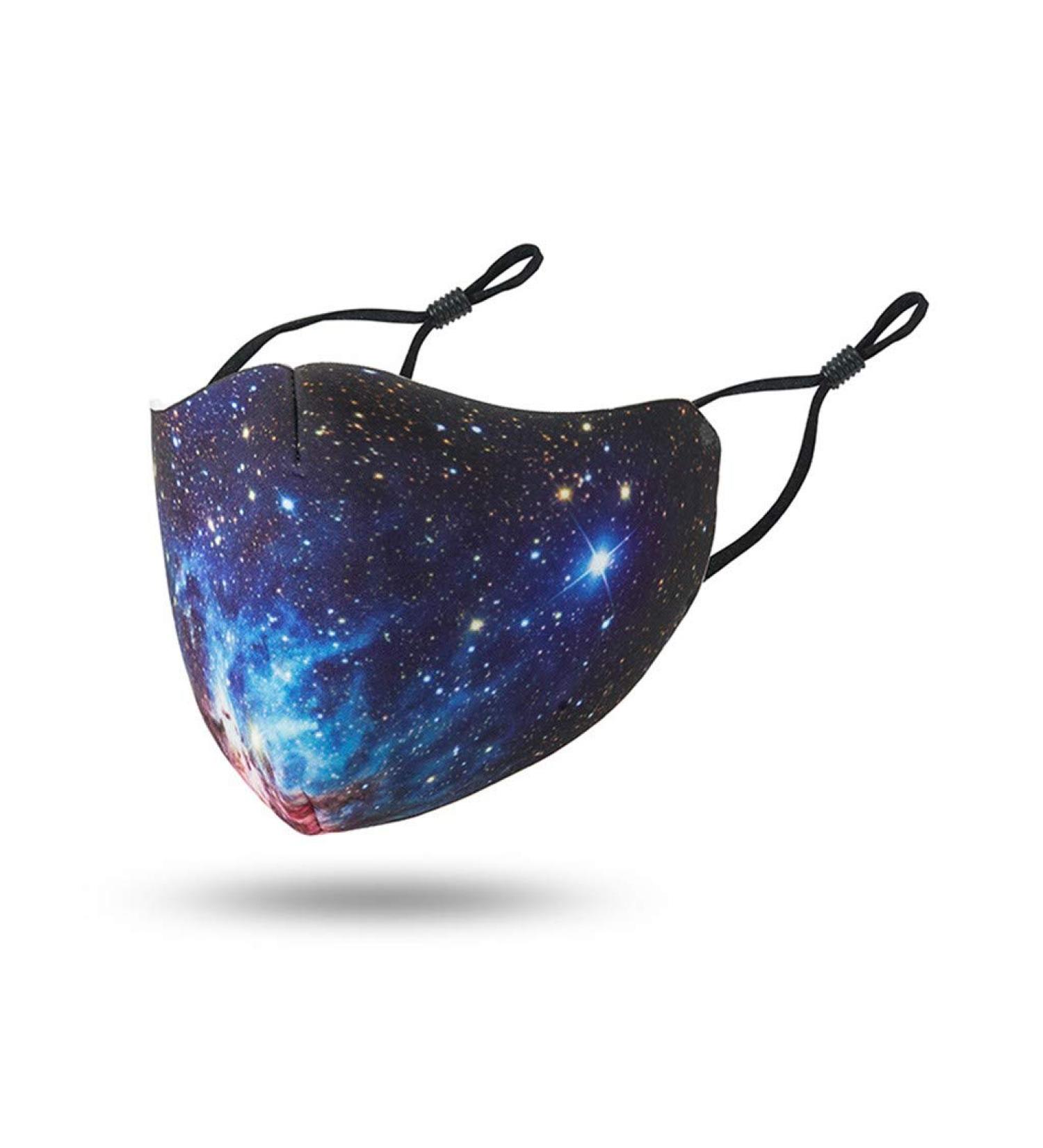 riou Women's Face Mask with Motif Washable Cotton Reusable Breathable Dustproof Mouth and Nose Protection Face Cover Bandana