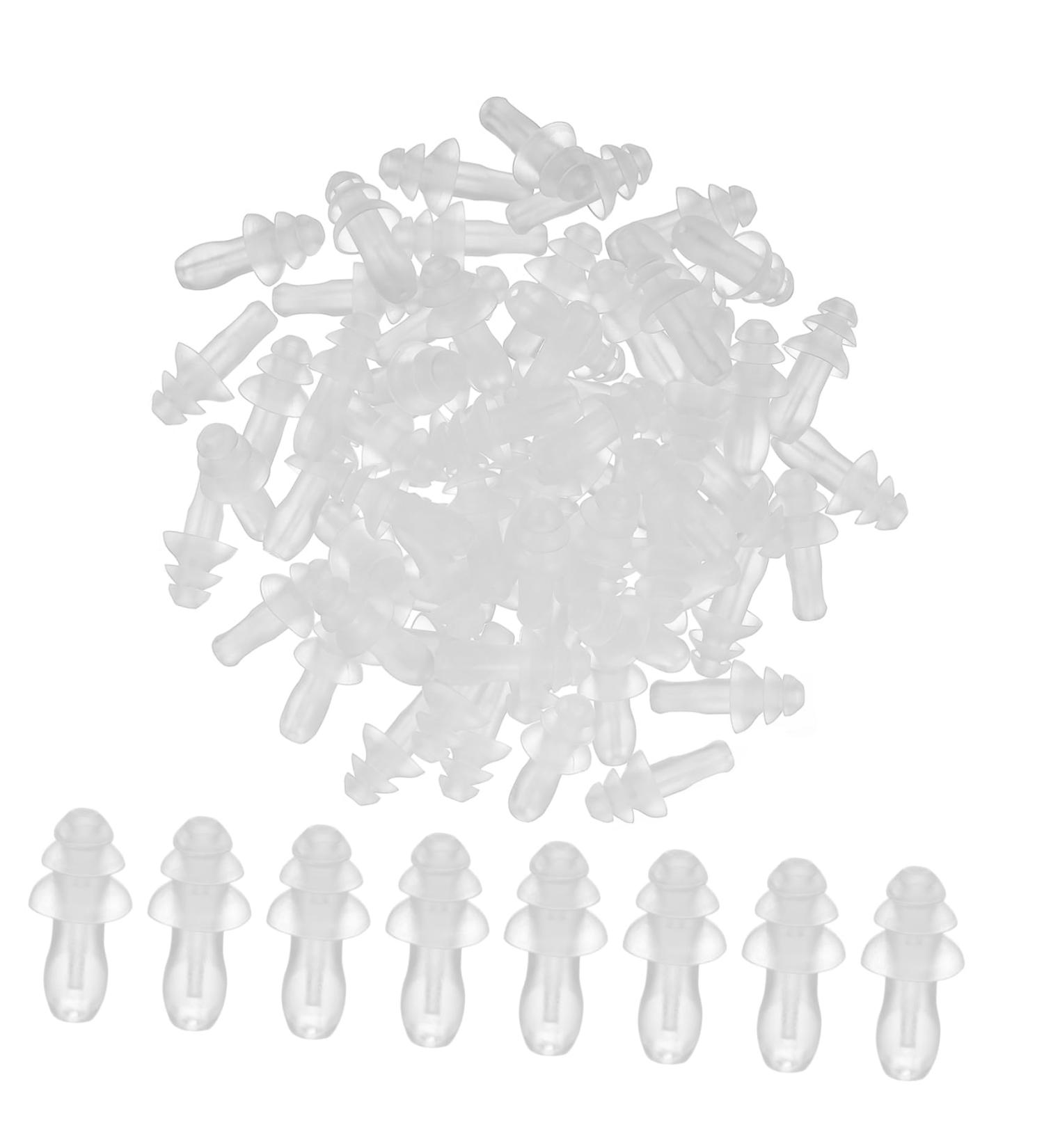 Buy 40pcs Silicone Protective Ear Plugs for Sleeping & Swimming - White 1 Count - Buy Online on GoSupps.com