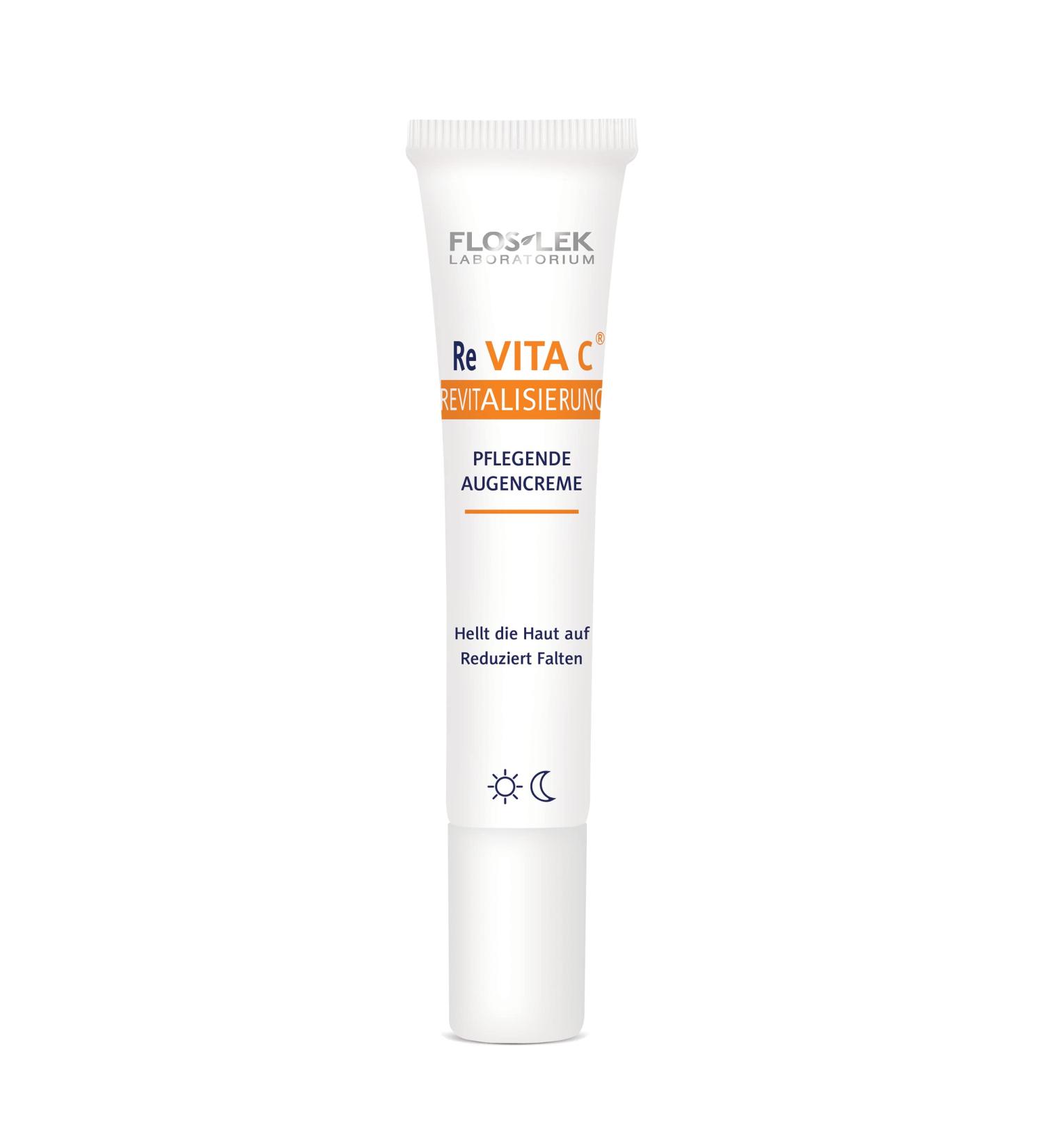 FlosLek Nourishing Eye Cream 15ml | Brightens Moisturizes & Smoothes | Dermatologically Tested | EU Made - Buy Online on GoSupps.com