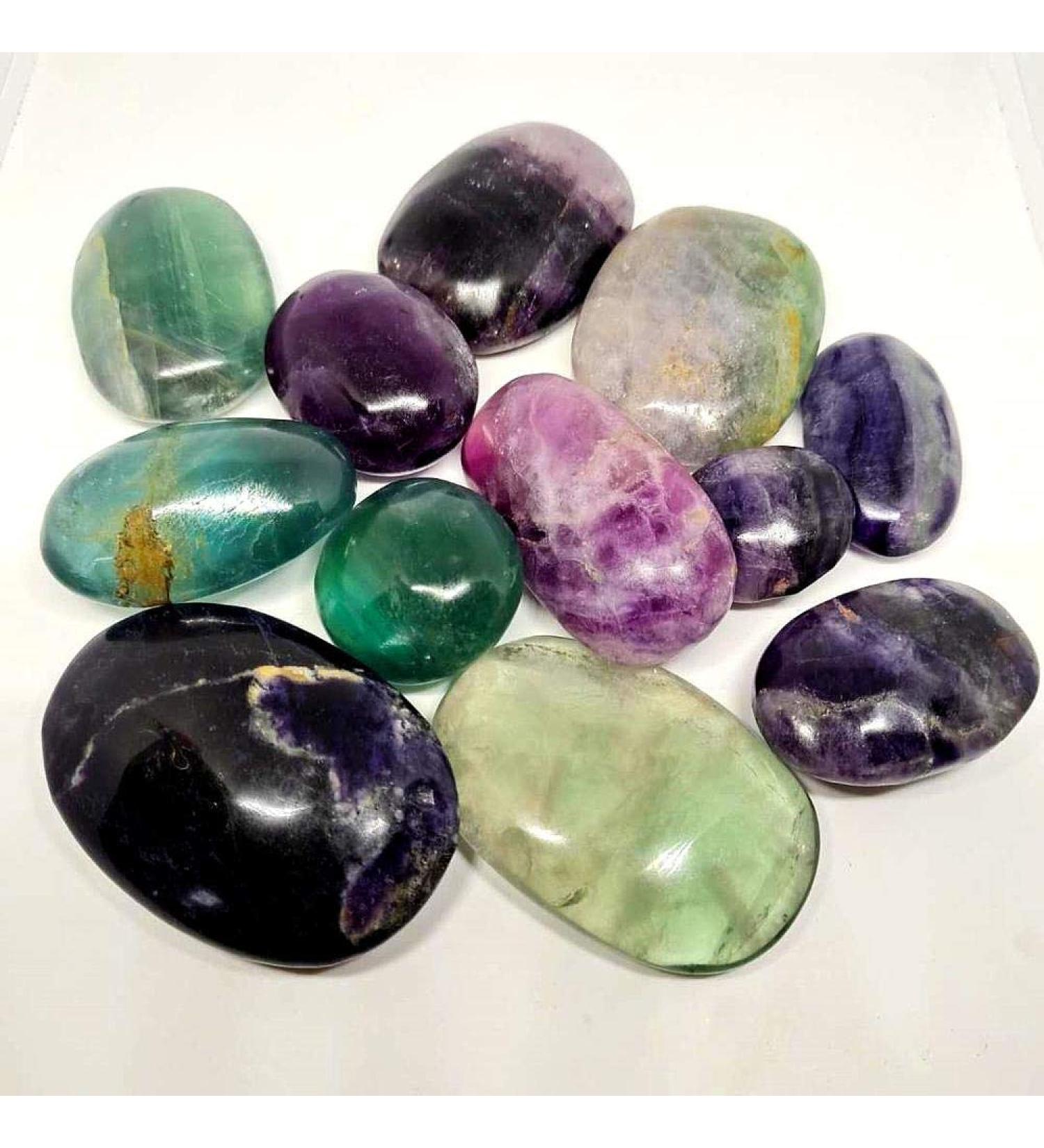 Natural Fluorite Crystal Stones Mini Rock Specimen Chip Gemstone Feng Shui Home Decoration Crafts - (Color: 100Gram) Home Goods - Buy Online on GoSupps.com