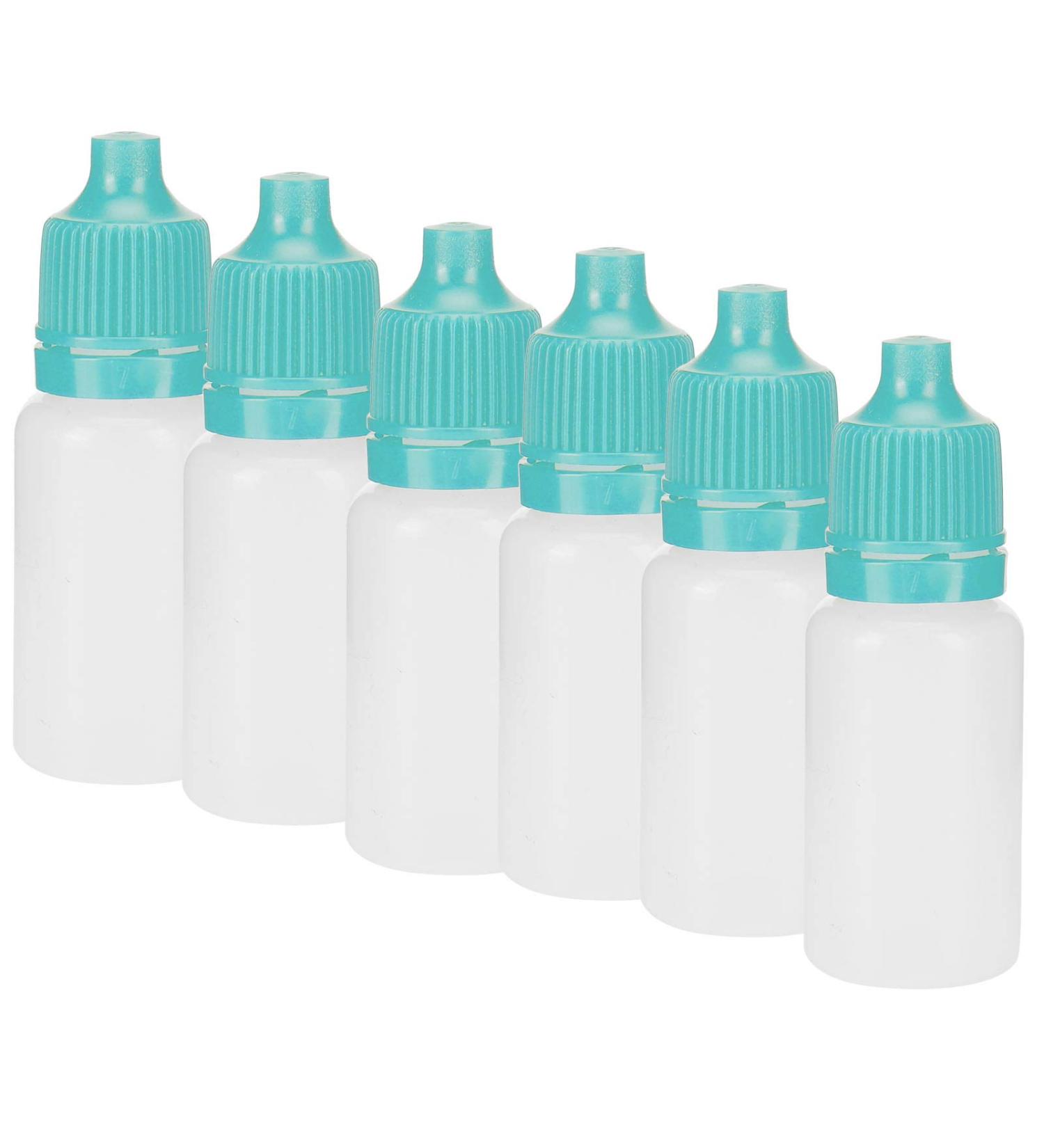 Eye Liquid Bottle 50Pcs 10ml Eye Drops Bottle Refillable Empty Eye Drops Container for Eye Drop Liquid Professional Home Durable (Green) - Buy Online on GoSupps.com