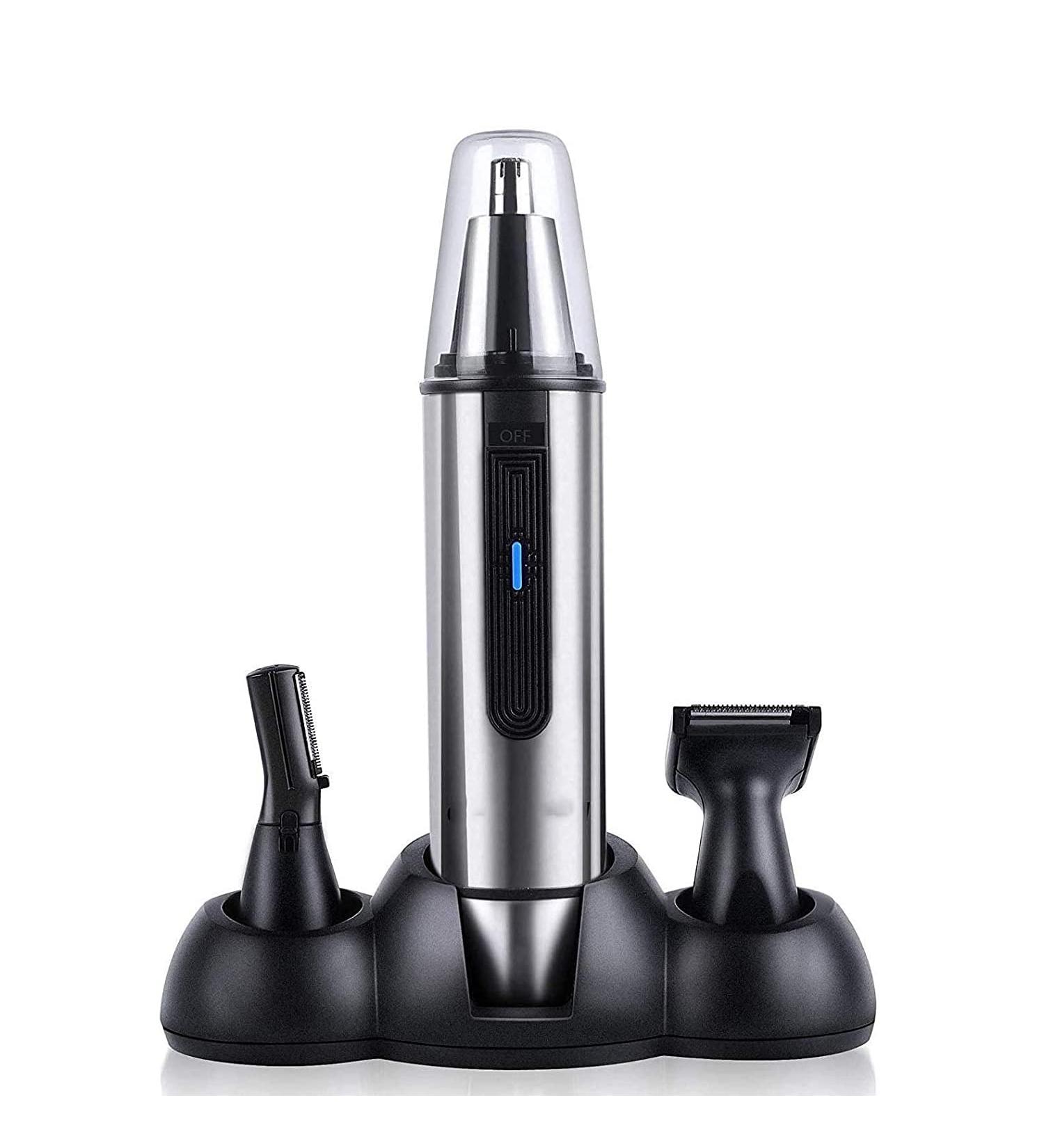 Professional Ear and Nose Hair Trimmer - Painless Battery-Operated Clipper for Men & Women - IPX7 Waterproof Dual Edge Blades - Buy Online on GoSupps.com