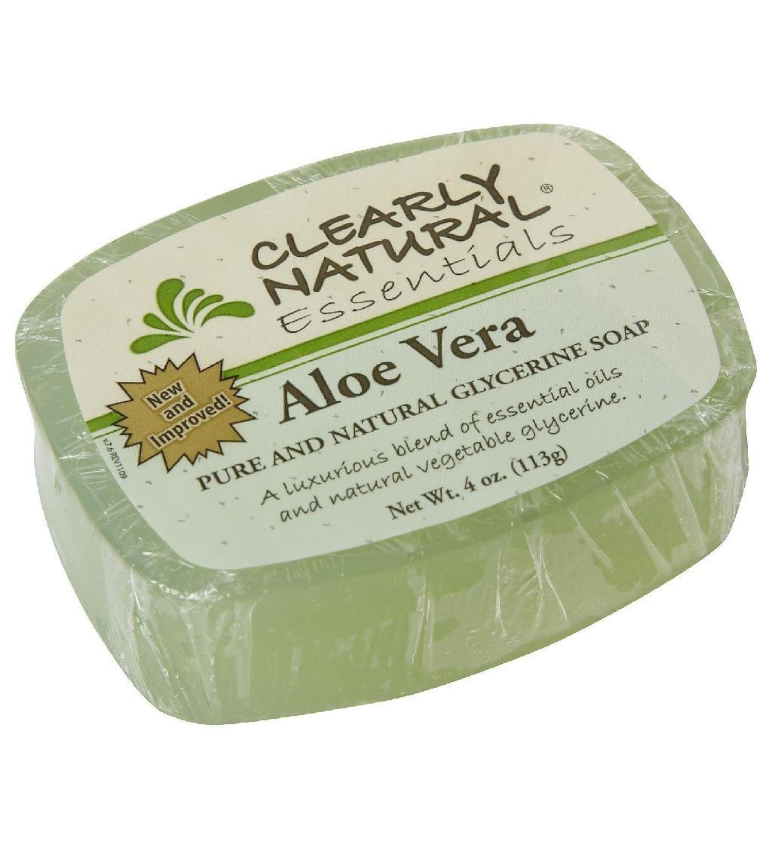 Clearly Natural Glycerine Bar Soap Aloe Vera - 4 oz