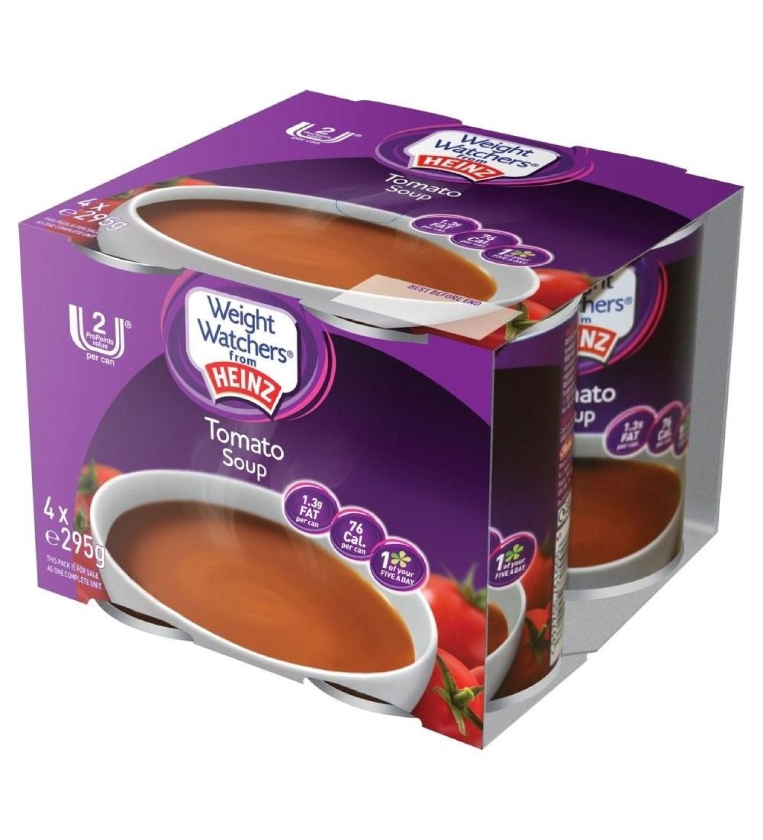 Weight Watchers Heinz Weight Watchers Tomato Soup 4 X 295G Pack by Heinz