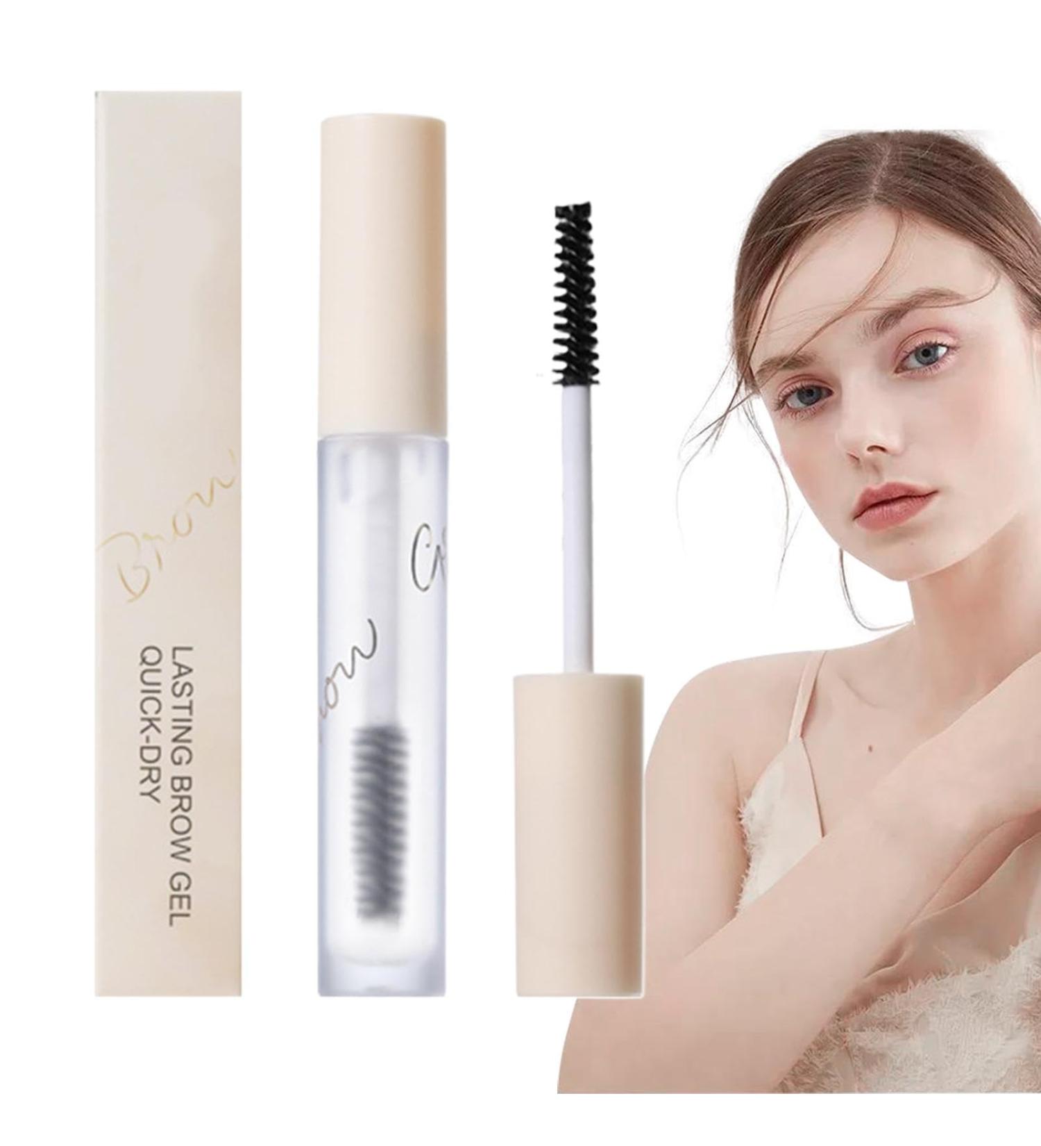  brooksnaji Clear Eyebrow Gel - Lasting Eyebrow Gel Clear Natural Eyebrow Glue | Waterproof Eyebrow Makeup & Propulsion Limp Eyebrow Styling Gel - Buy Online on GoSupps.com
