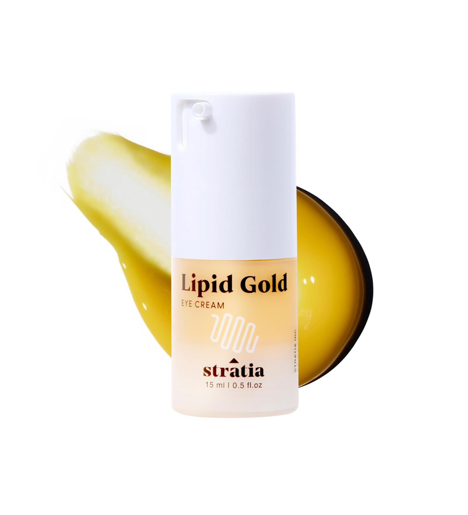 Stratia Lipid Gold Eye Cream - Anti-Aging Moisturizer for Dark Circles & Fine Lines | International Shipping Available - Buy Online on GoSupps.com