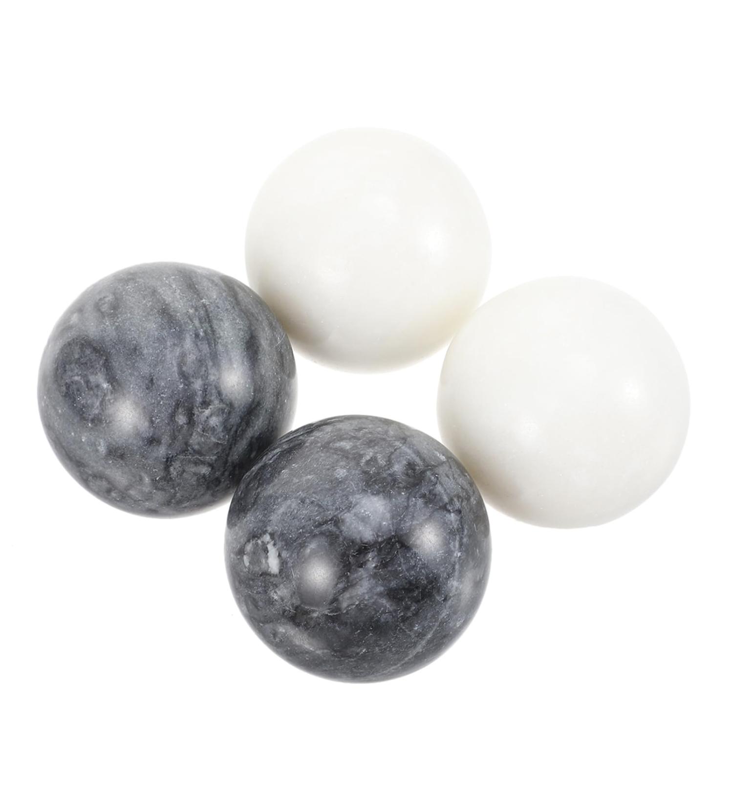 Ultechnovo 4 Sets Marble Massage Balls - Manual Fitness & Keychain Gymnastics Rollers for Ultimate Relaxation - Buy Online on GoSupps.com