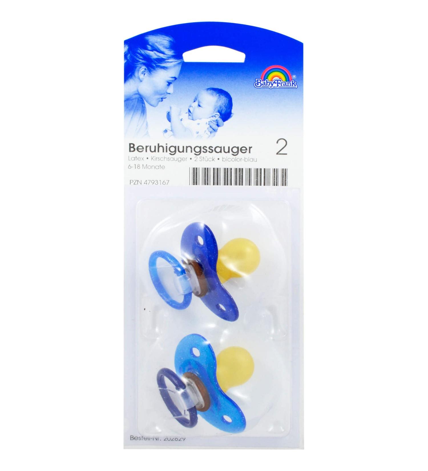 Pacifier Cherry Latex 6 - 18 M.Bicol.Blue