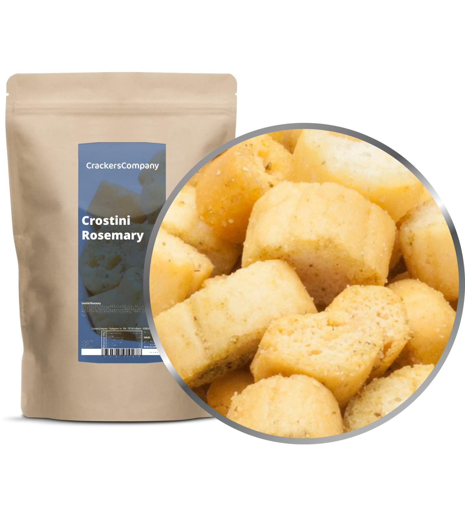 200g Rosemary Croutons - Vegan Vegetarian Lactose-Free Bread Cubes for Salad Soup & Snacks | International Shipping - Buy Online on GoSupps.com