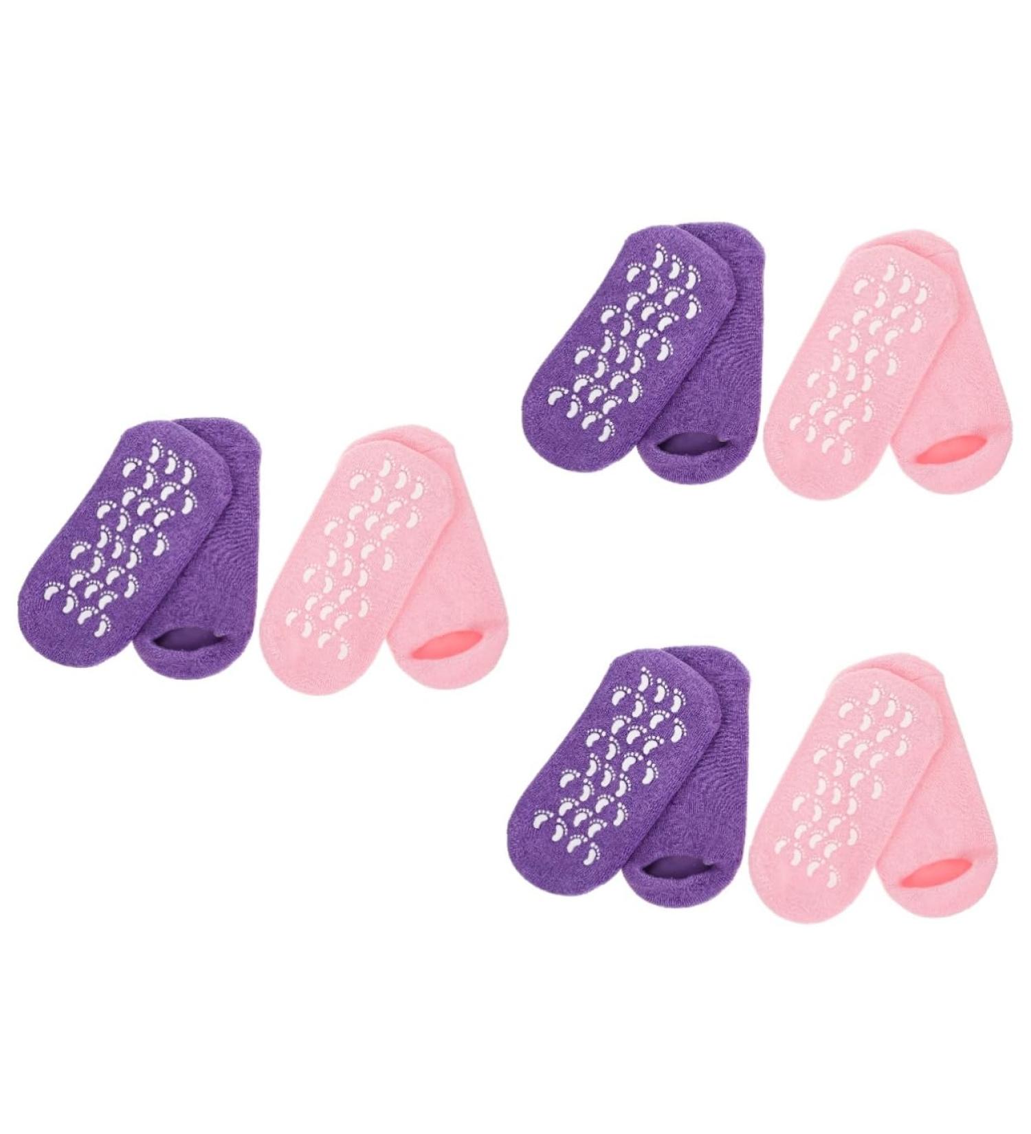 Healeved 6 Pairs Gel Socks Miss Cotton Yarn Facial Mask Soft - Buy Online on GoSupps.com