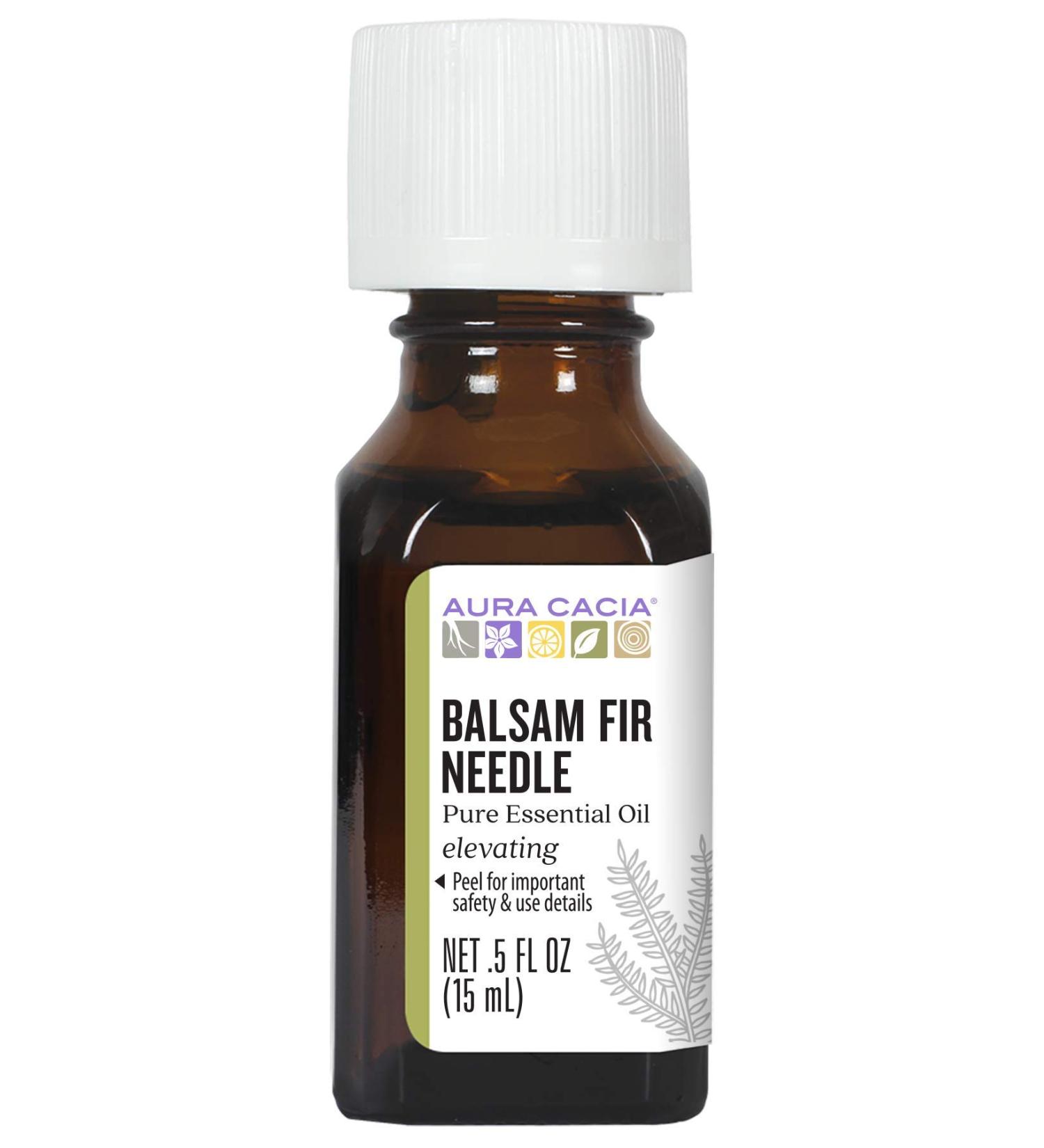 Aura Cacia Balsam Fir Needle Essential Oil 0.5 Fz - Buy Online on GoSupps.com