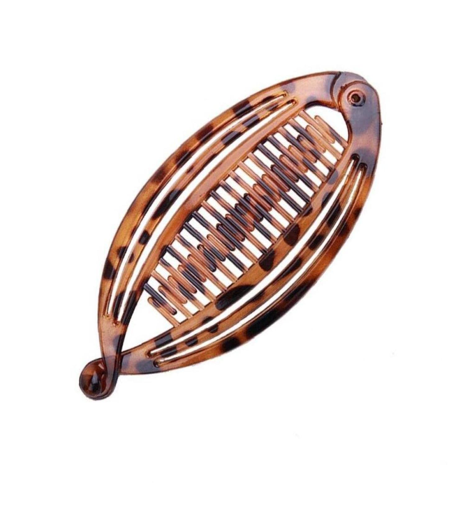 Tossper Fish Shape Banana Clip - Vintage Hair Clips for Women & Girls | Ideal for Curly Fishtail Hairstyles | Chic Hair Jewelry - Buy Online on GoSupps.com