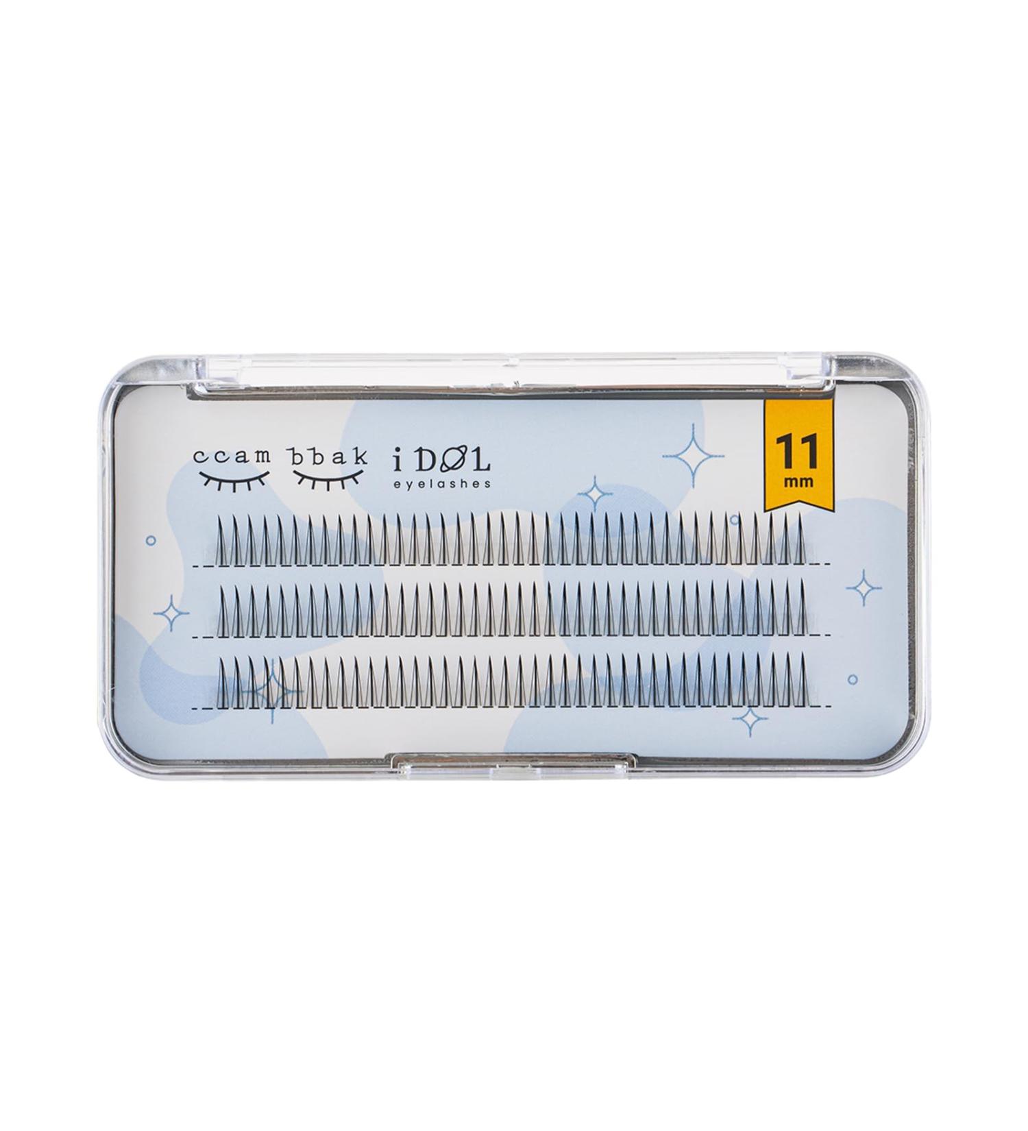 CCAMBBAK I-dol Natural Look 11mm False Eyelashes | Handmade K-Beauty Individual Lashes | Lightweight & Lengthening Extensions - Buy Online on GoSupps.com