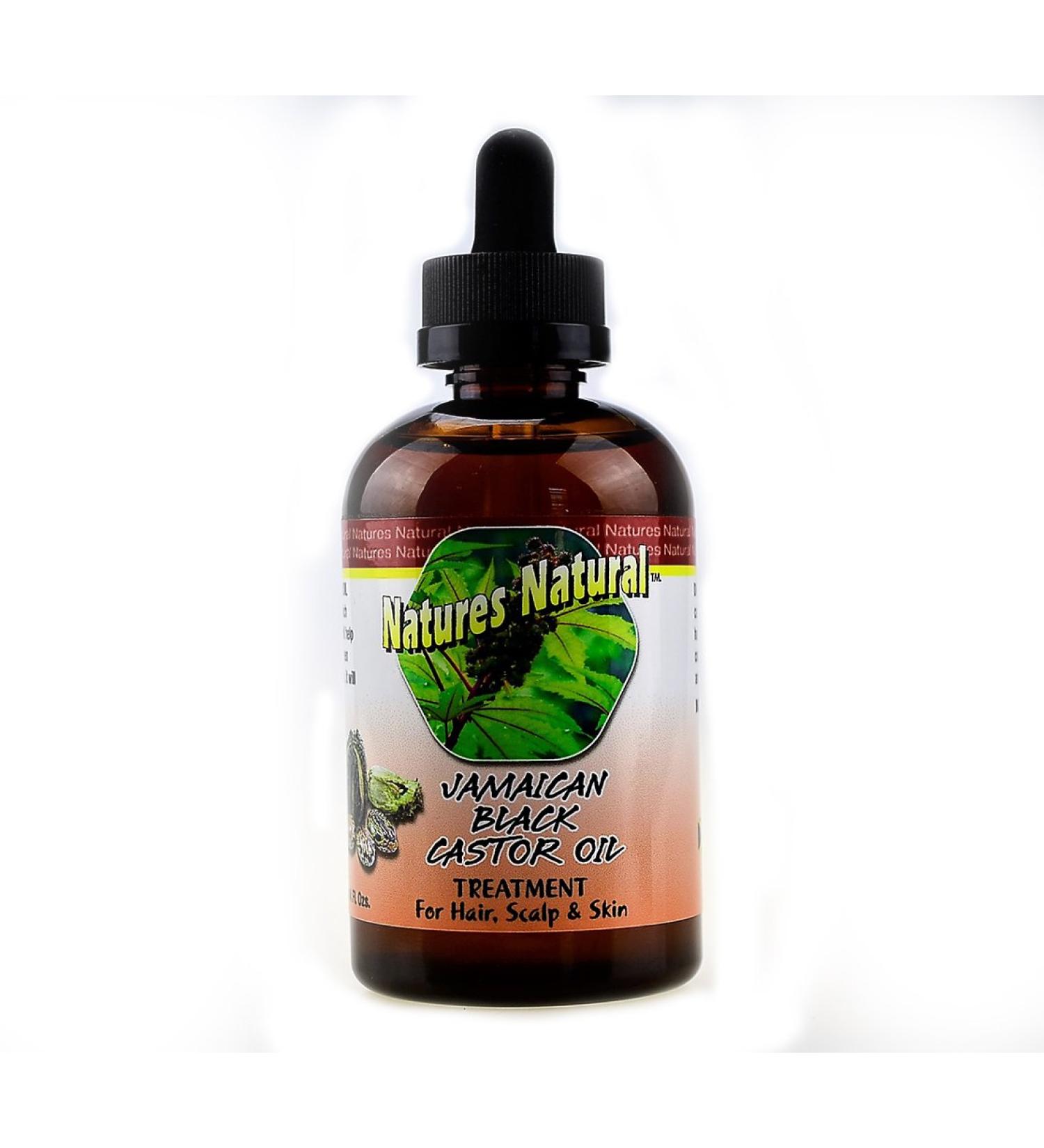 Nature's Natural Jamaican Black Castor Oil 4 oz w/Special Child Safety Dropper Cap