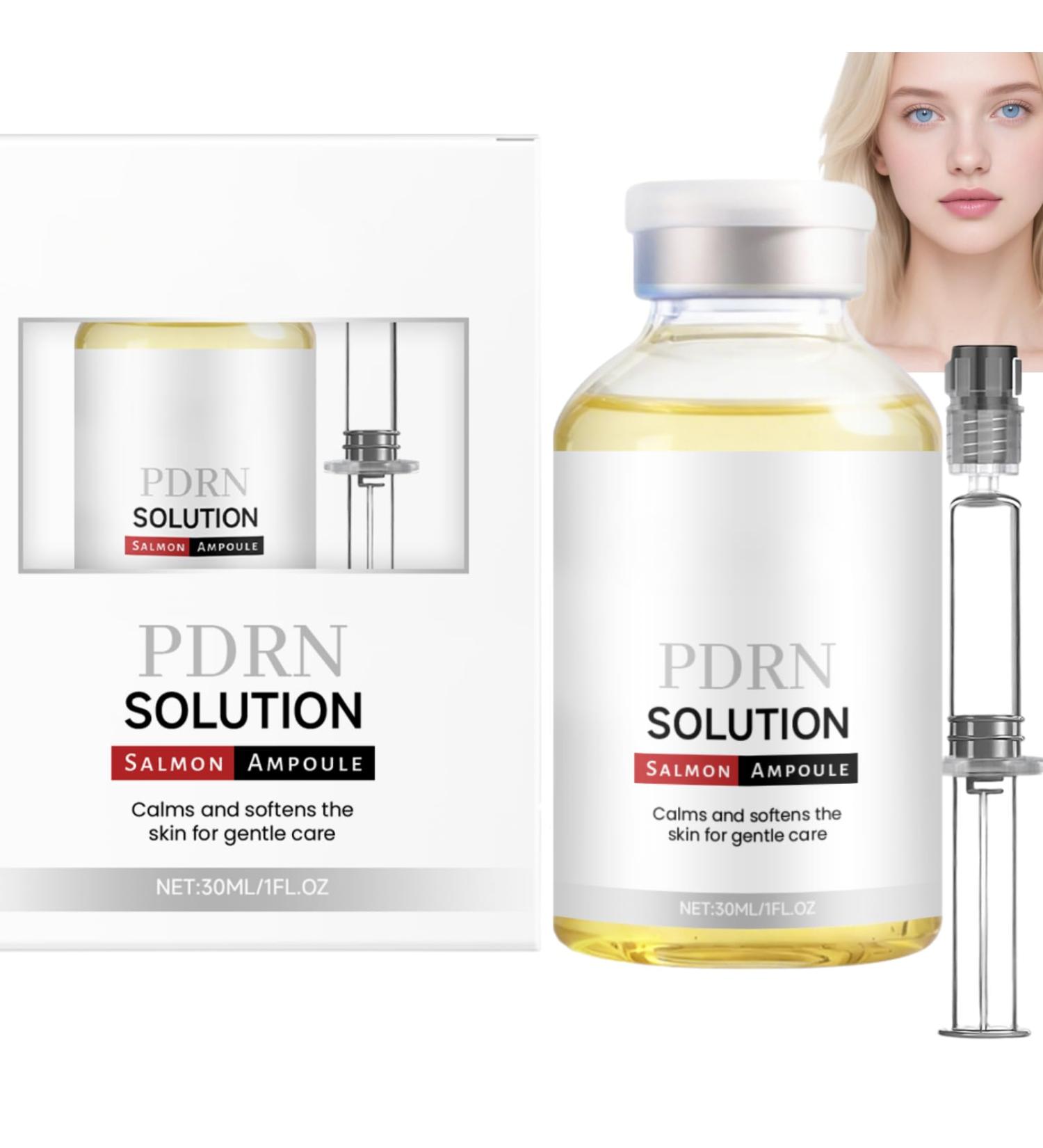 S rum PDRN ADN de Saumon Visage Ampoule Anti- ge Hydratante Raffermissante contre Rides et Ridules Essence claircissante pour Teint Irr gulier et Peau Lisse clatante 30ml (1pcs) - Buy Online on GoSupps.com