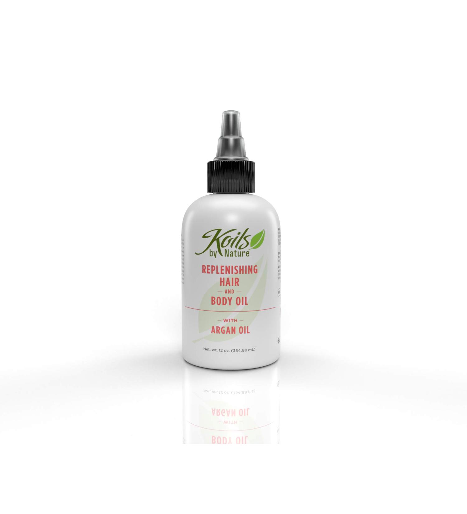 Koils by Nature Replenishing Hair Oil with Argan Oil - Hydrating and Nourishing Formula - Buy Online on GoSupps.com