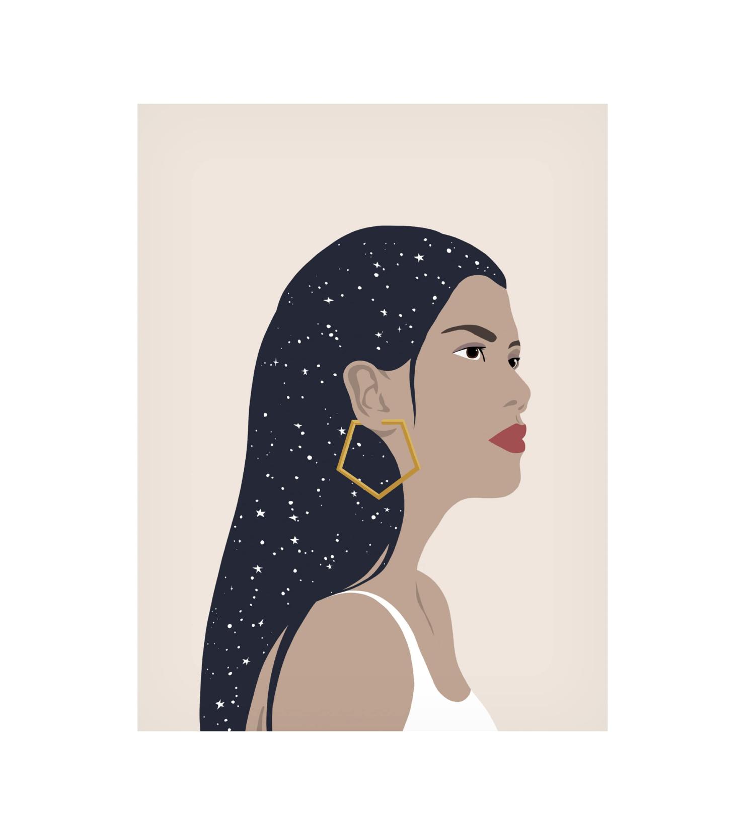 Shop Trademark Fine Art Heavenly Hair II Canvas Art by Annie Warren - Elegant International Shipping - Buy Online on GoSupps.com