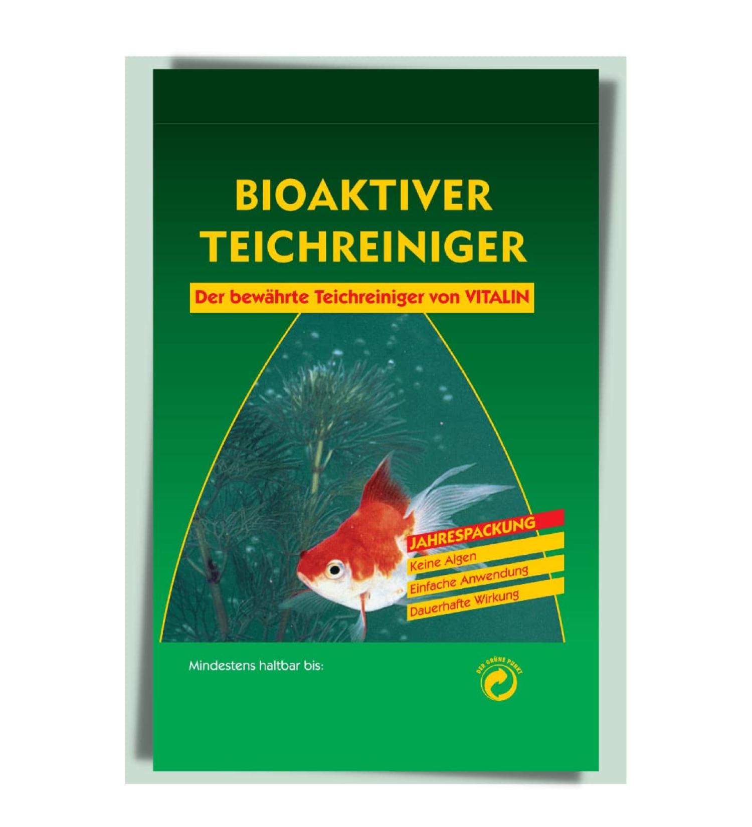 Vitalin Pond Cleaner - Biological Algae Stop & Clear Water - Safe for Fish & Plants - 25g Pack - Buy Online on GoSupps.com