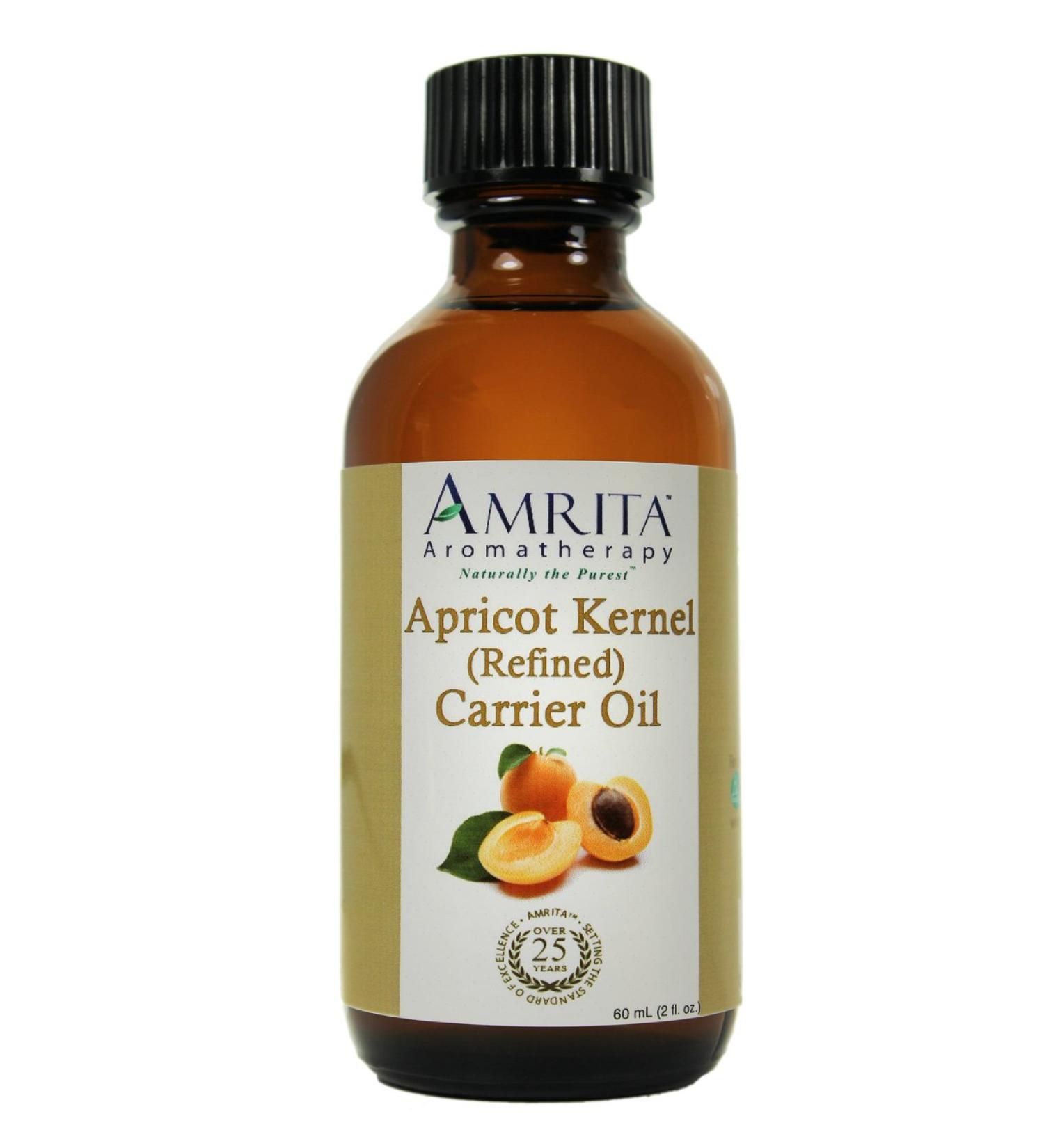 AMRITA Aromatherapy: Apricot Kernel Oil - Refined Carrier Oil - A Base Oil for Aromatherapy Massage Essential Oils & More - Size: 240ML