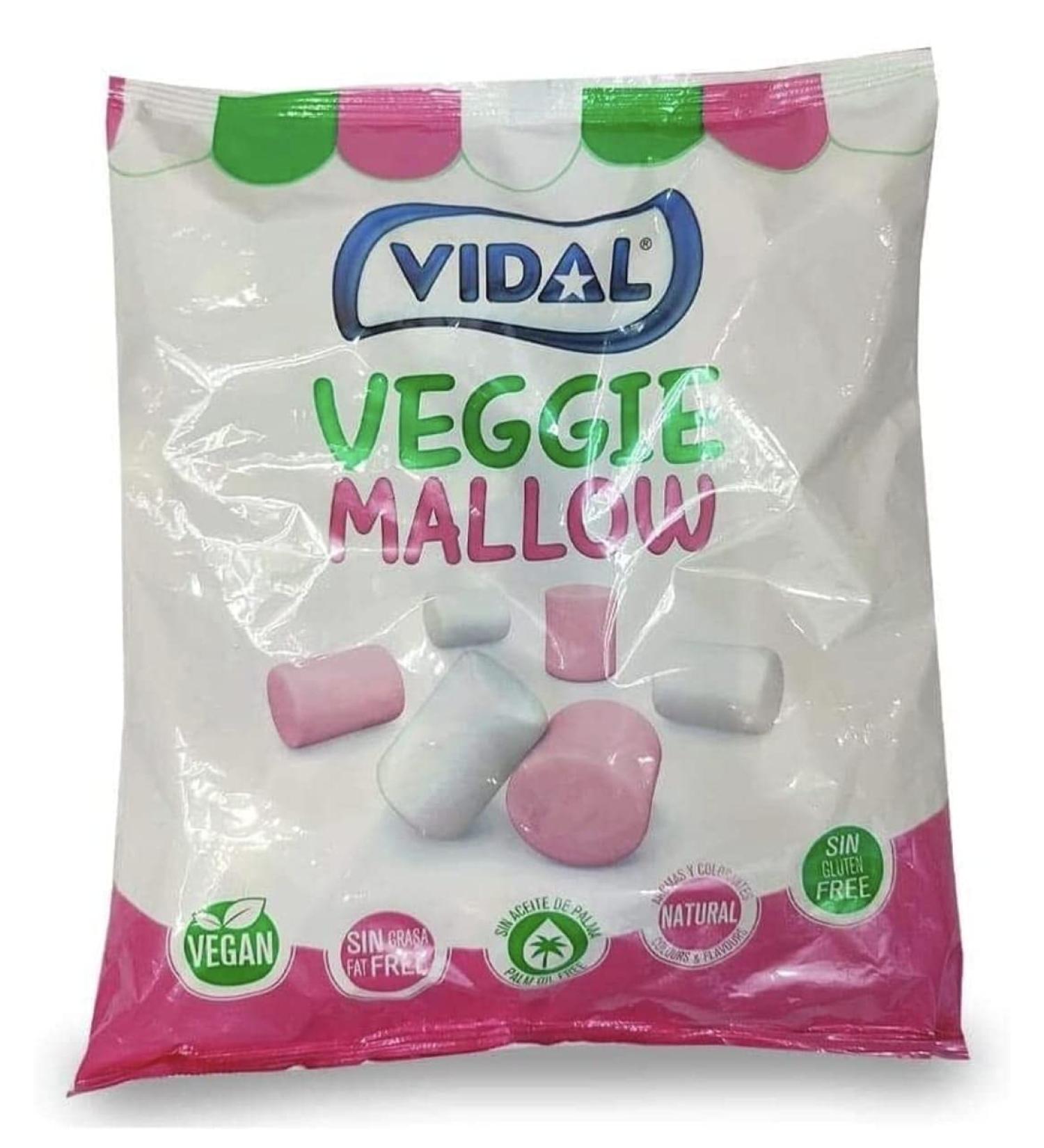 Vidal Bag Veggie Marshmallows - Vegan & Gluten-Free - 1kg - Buy Online on GoSupps.com