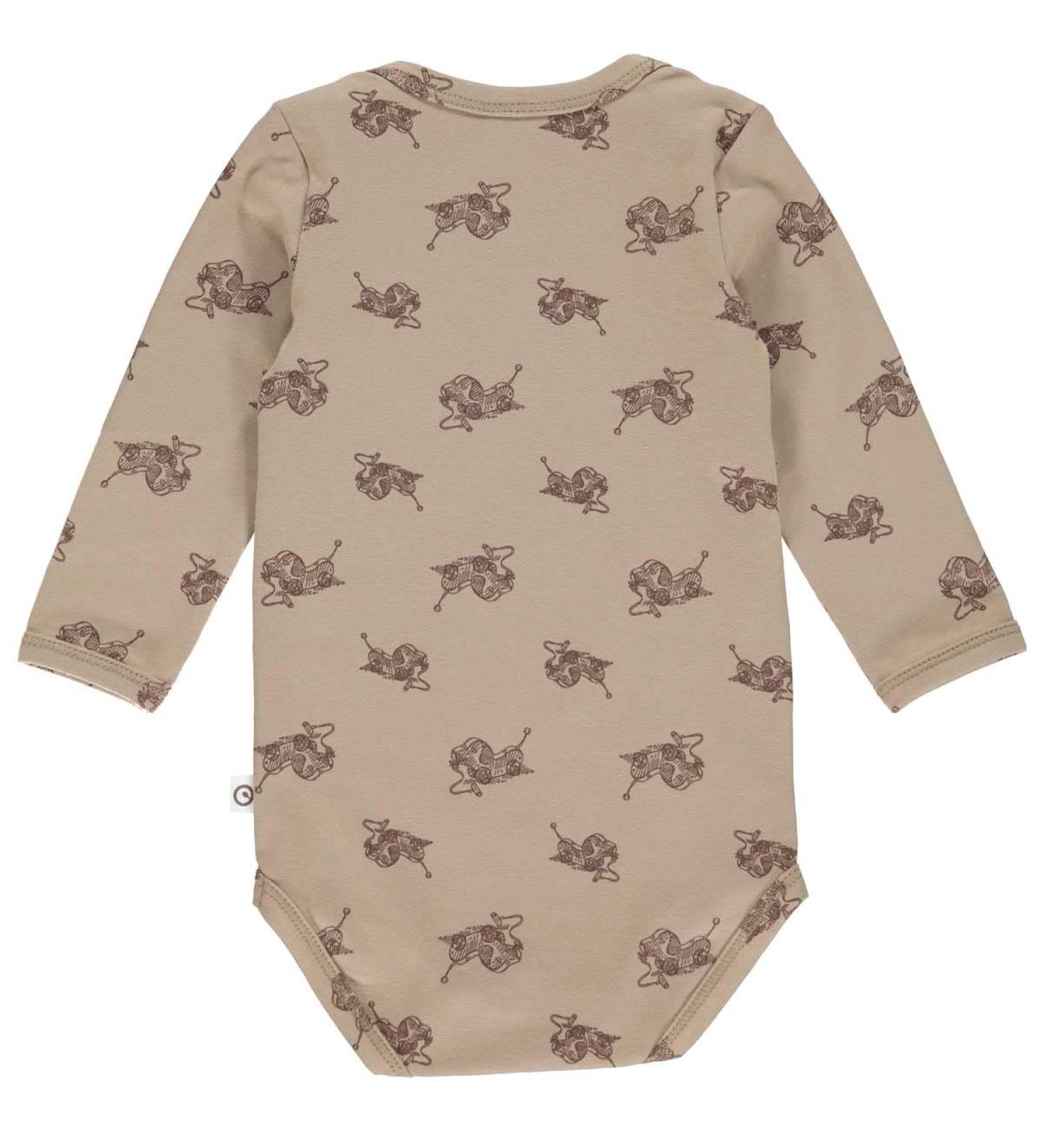 M sli by Green Cotton Baby Boys Dachshund Body and Toddler Sleepers 80 Seed