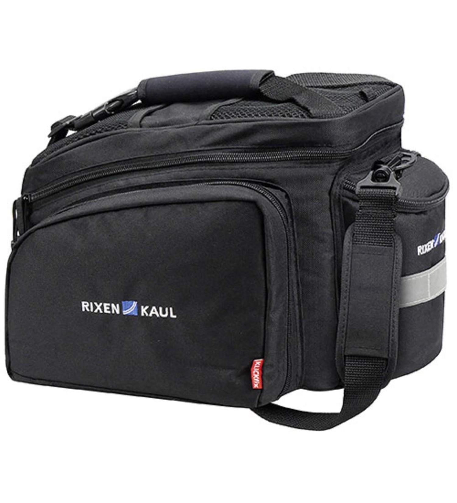 KLICKfix Tourino Black Pannier Bag - 35x30x23 cm | Premium Bike Bag for International Shipping - Buy Online on GoSupps.com